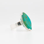 Marquise american turquoise ring