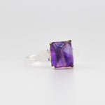 Gaia amethyst and moonstone ring