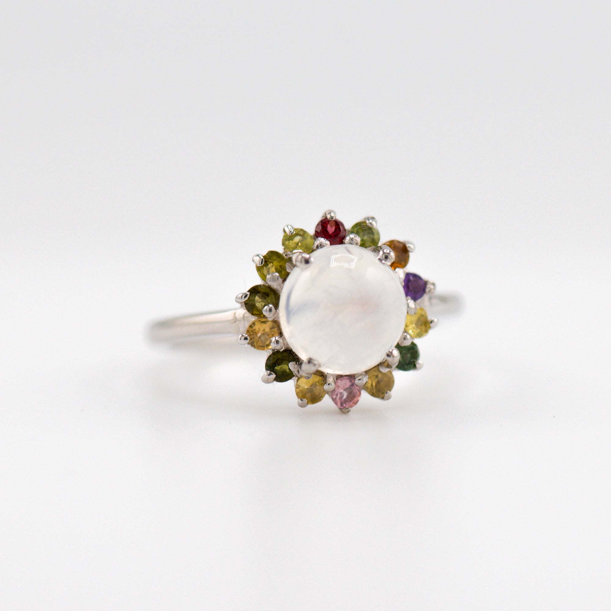Laxmi Moonstone and Tourmaline