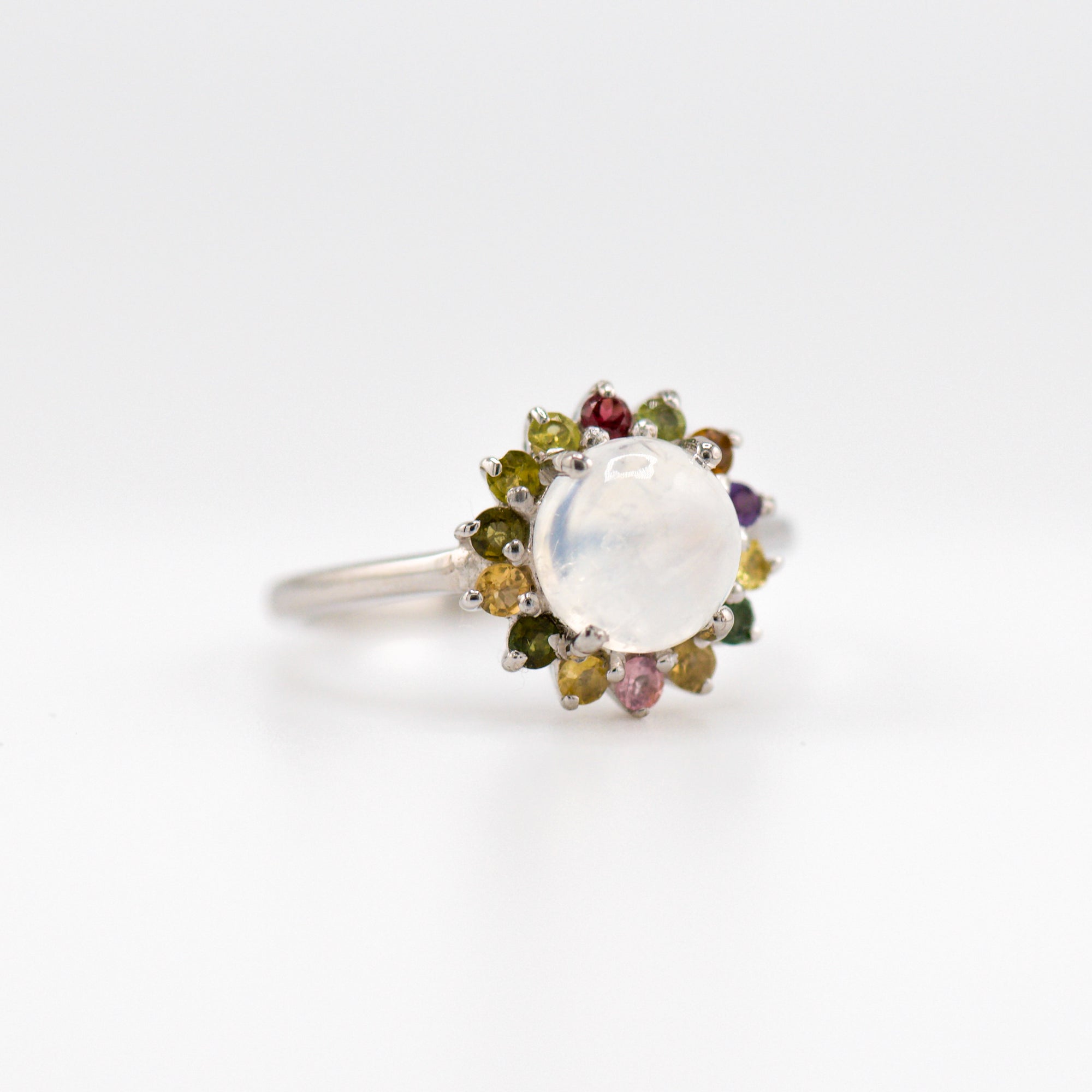 Laxmi Moonstone and Tourmaline