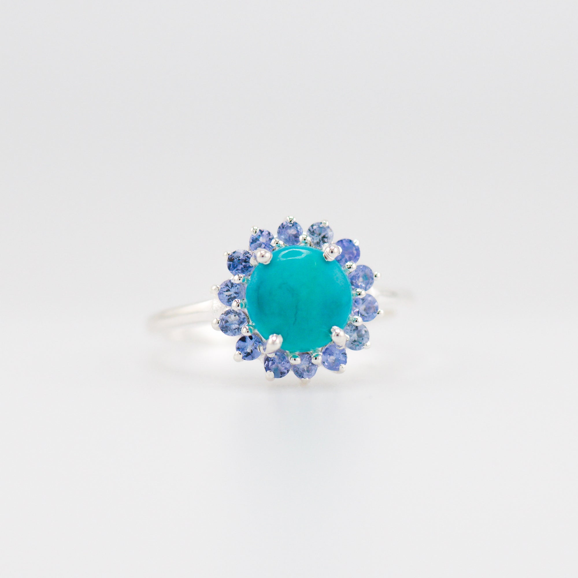 Laxmi Turquoise and Tanzanite ring