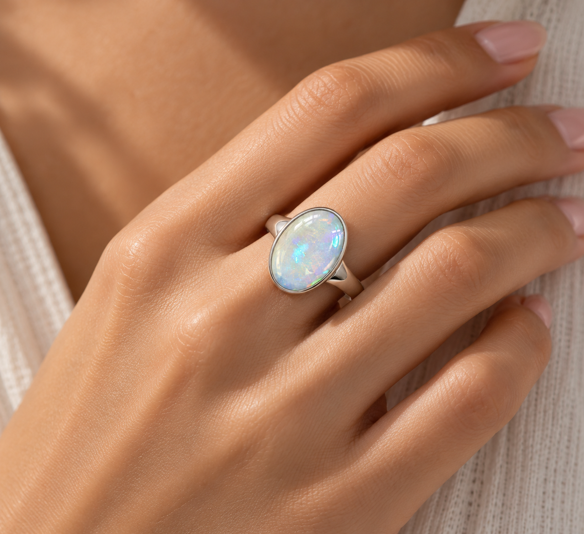 Opal Freyja ring
