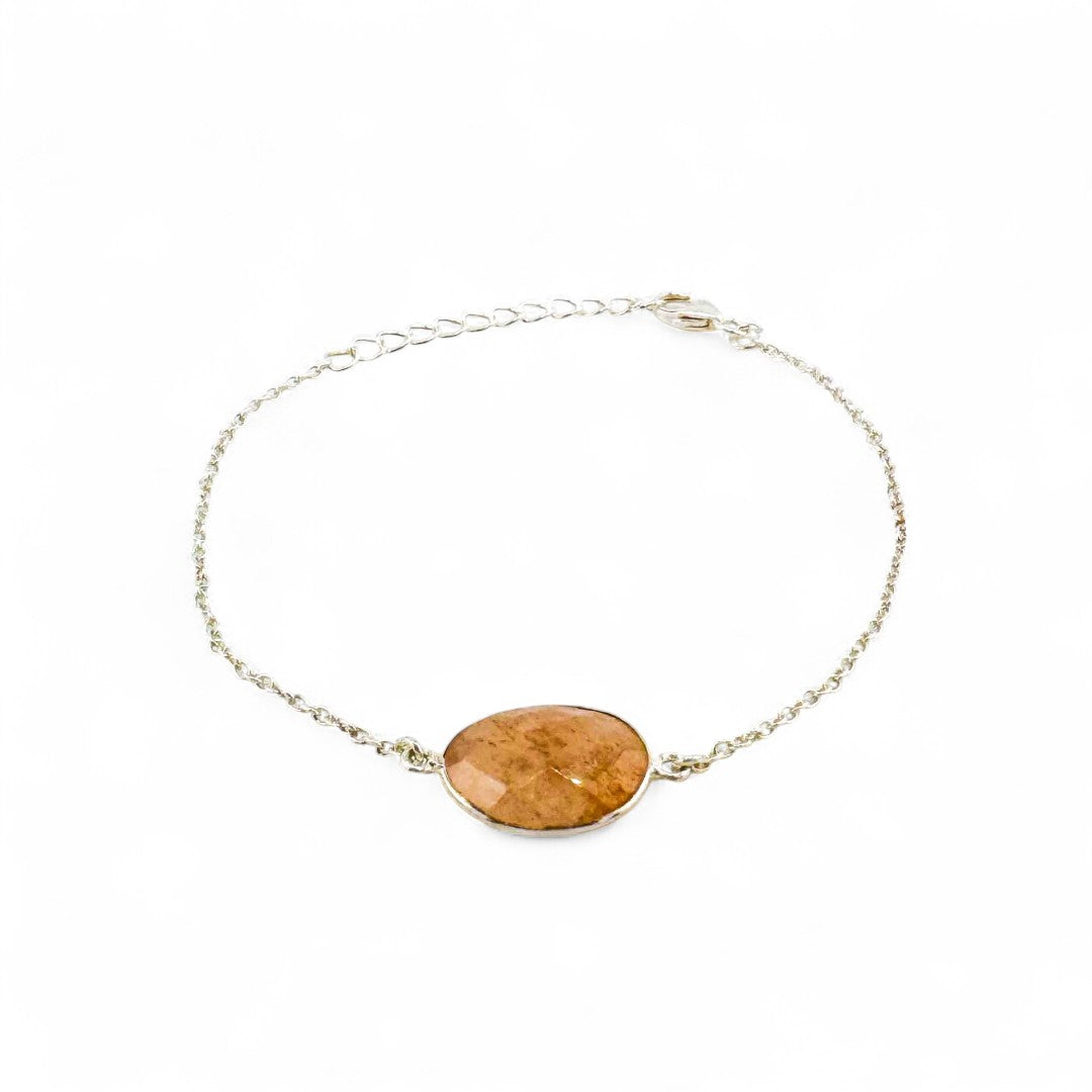 Strawberry quartz bracelet