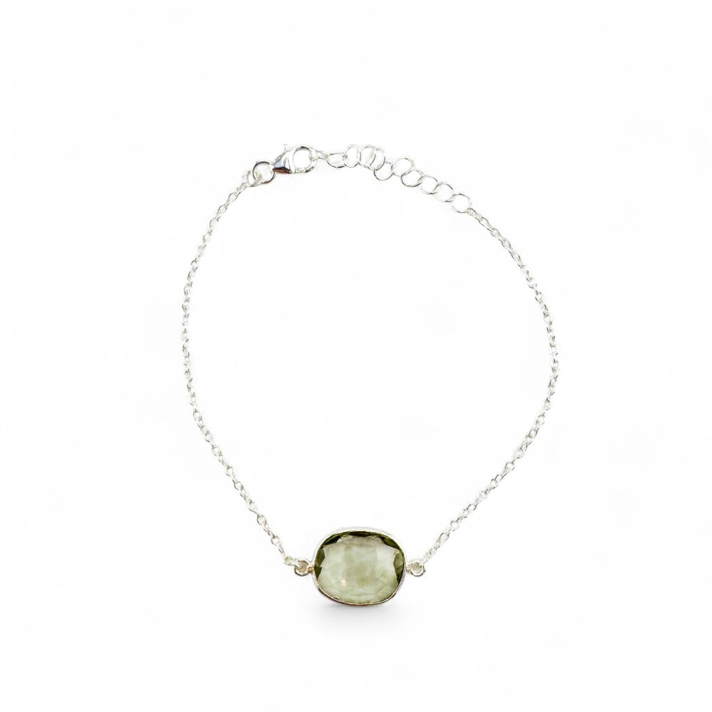 Green amethyst bracelet