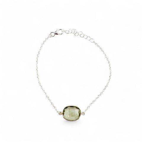 Green amethyst bracelet