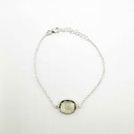 Green amethyst bracelet