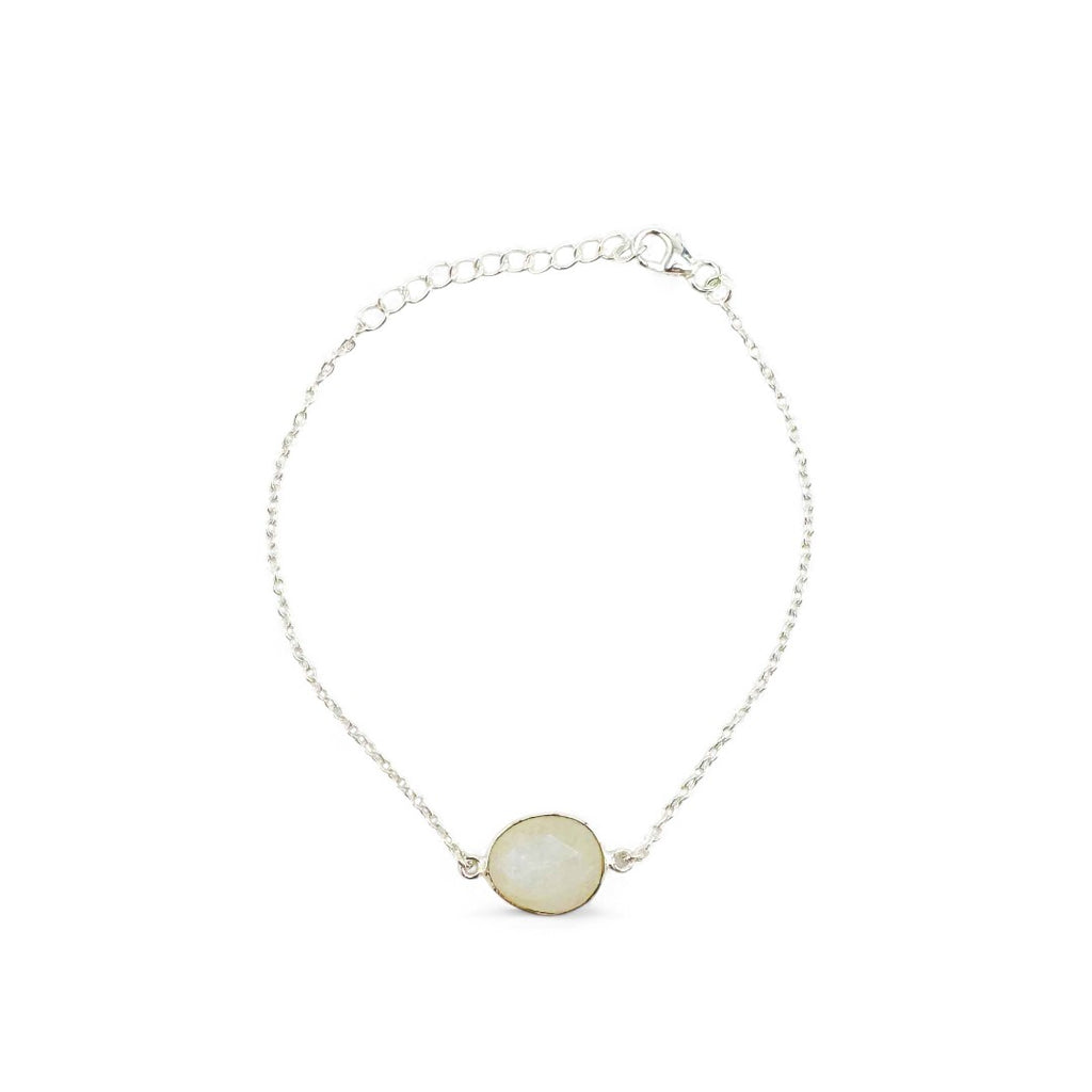 Rainbow moonstone bracelet