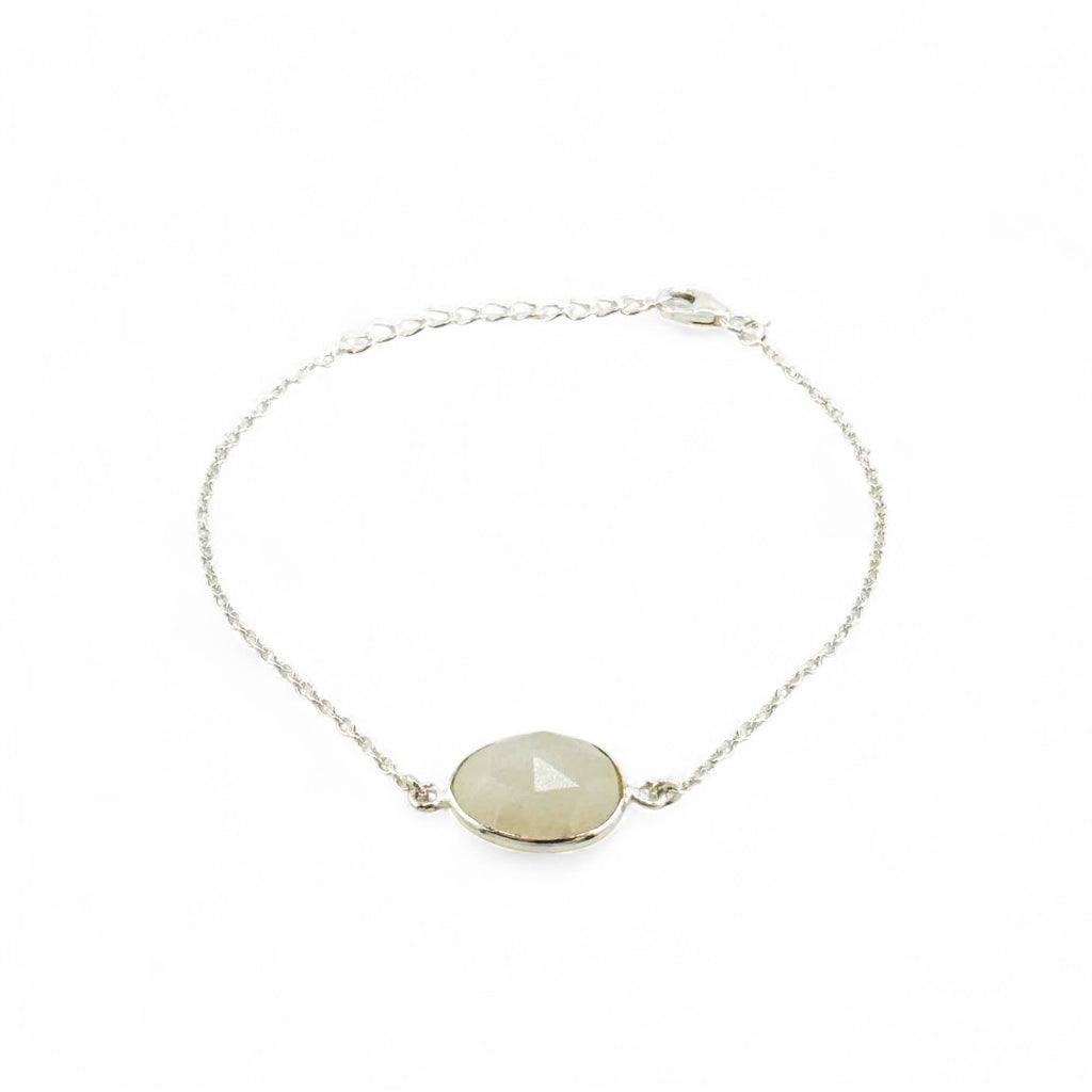 Rainbow moonstone bracelet