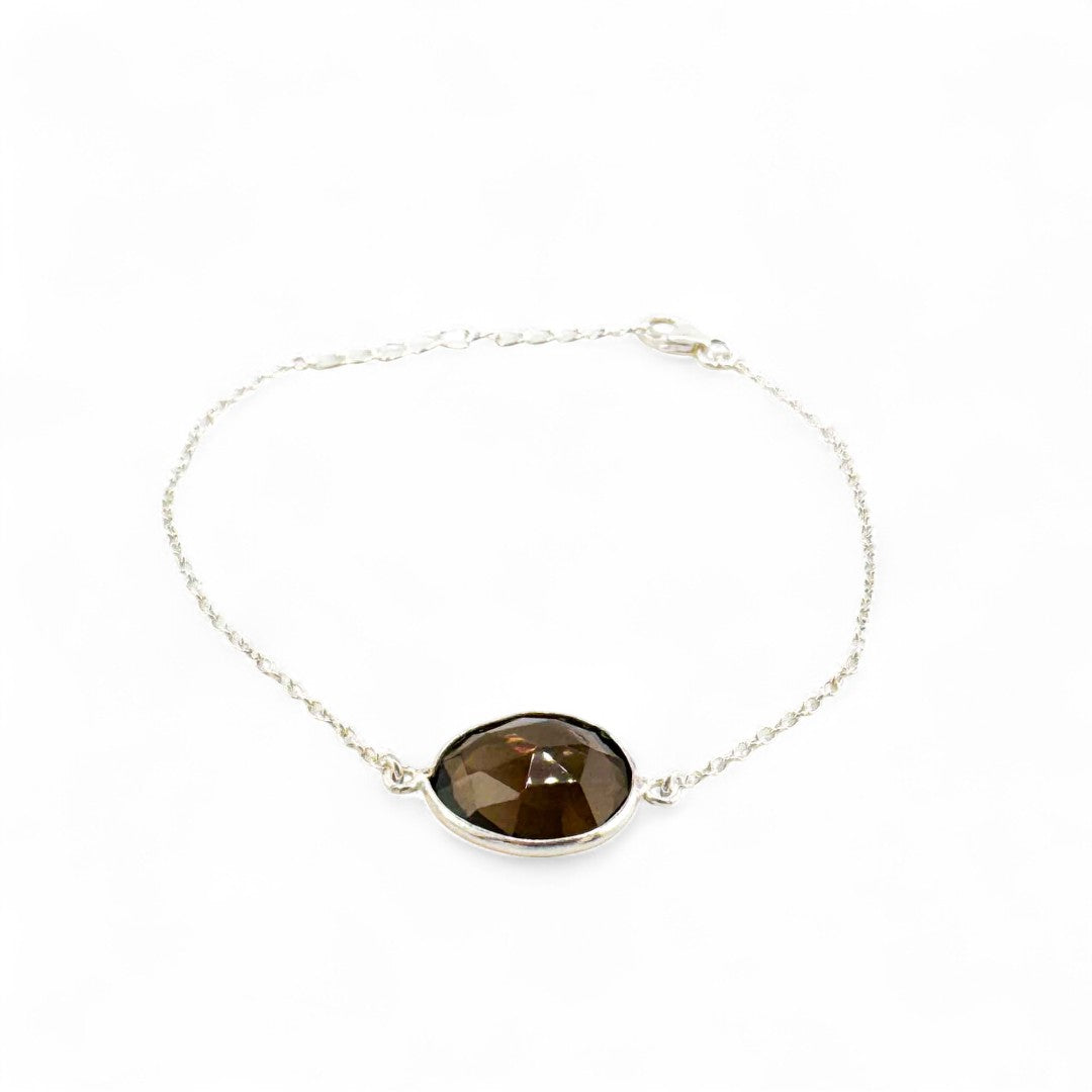 Smoky quartz bracelet