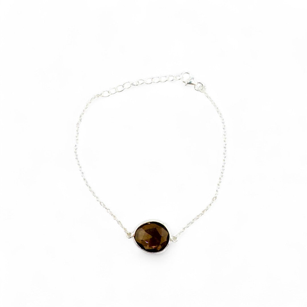Smoky quartz bracelet