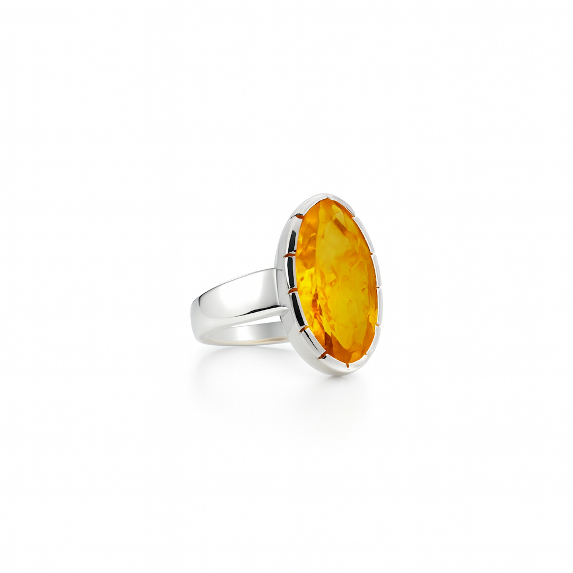 Selene citrine ring