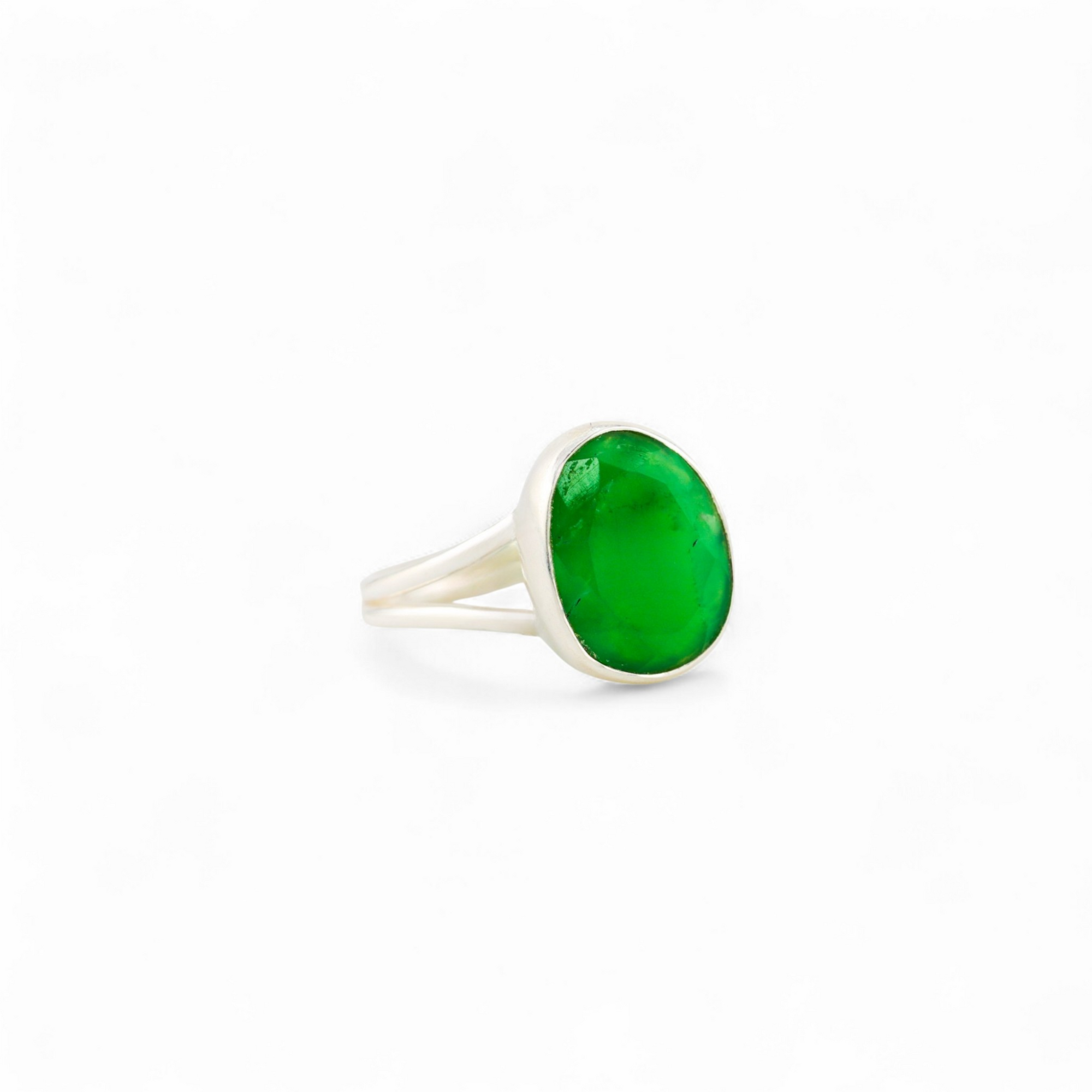 Harmonia chrysoprase ring small