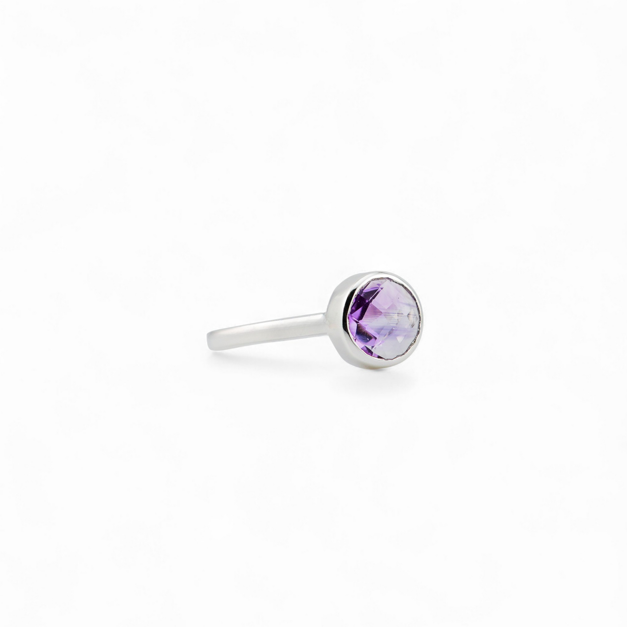 Jaipur amethyst briolette ring