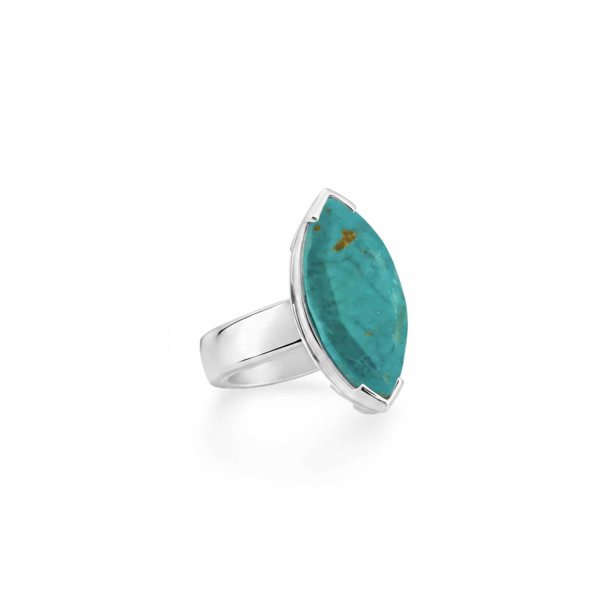 Marquise American turquoise ring