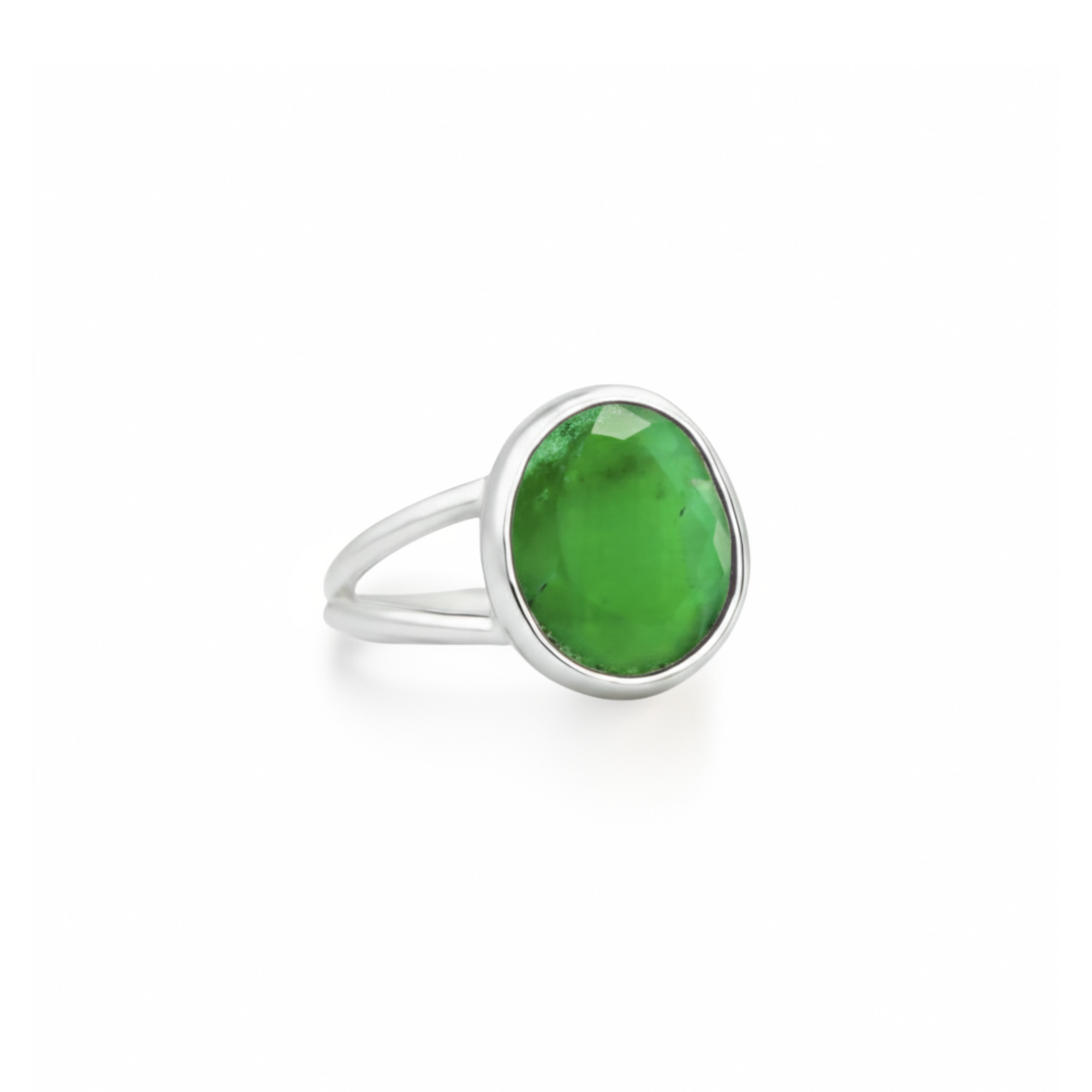 Harmonia chrysoprase ring small