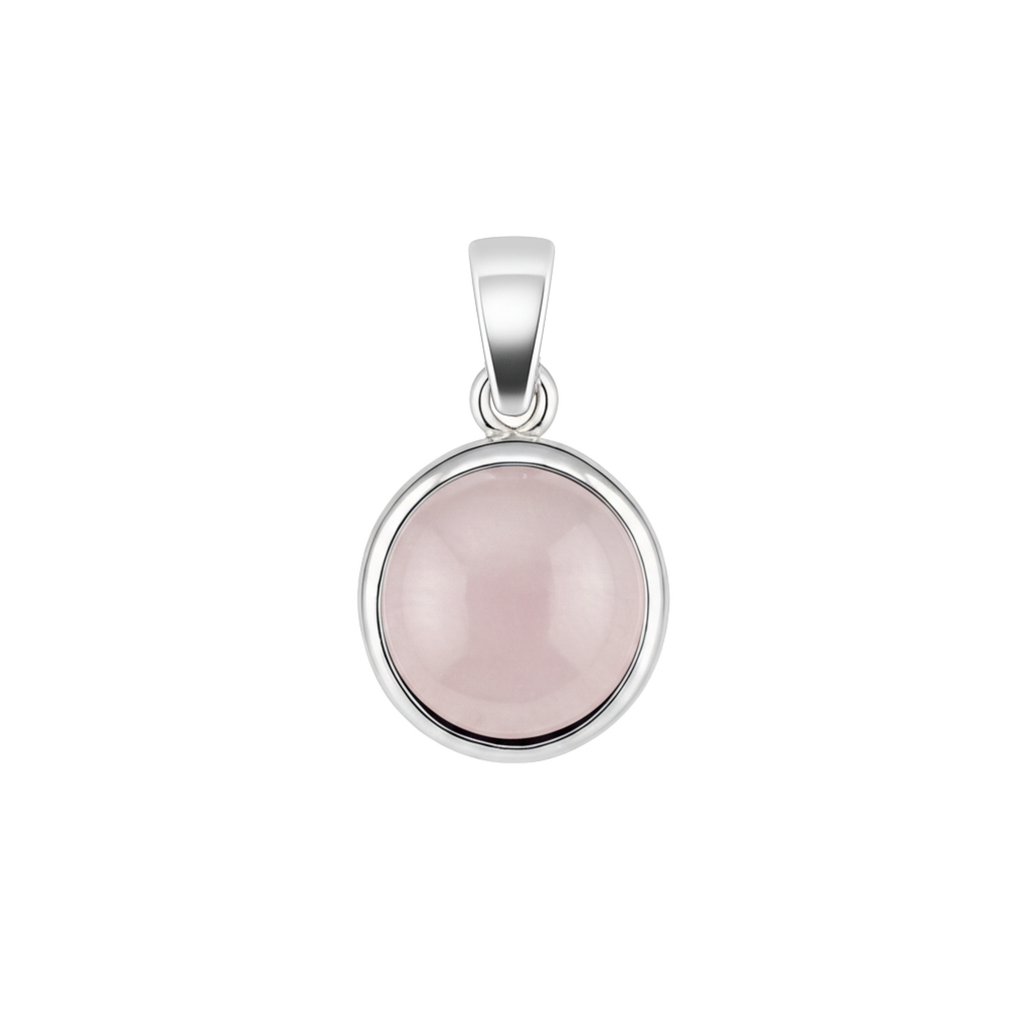 Samsara rose quartz pendant