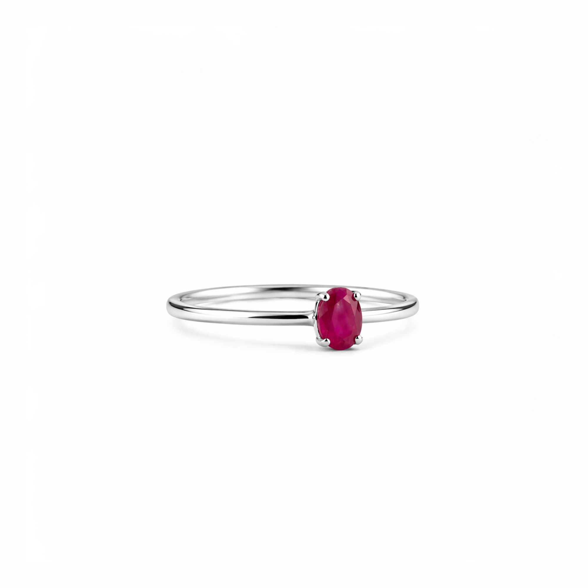 Ruby 4x5 mm ring