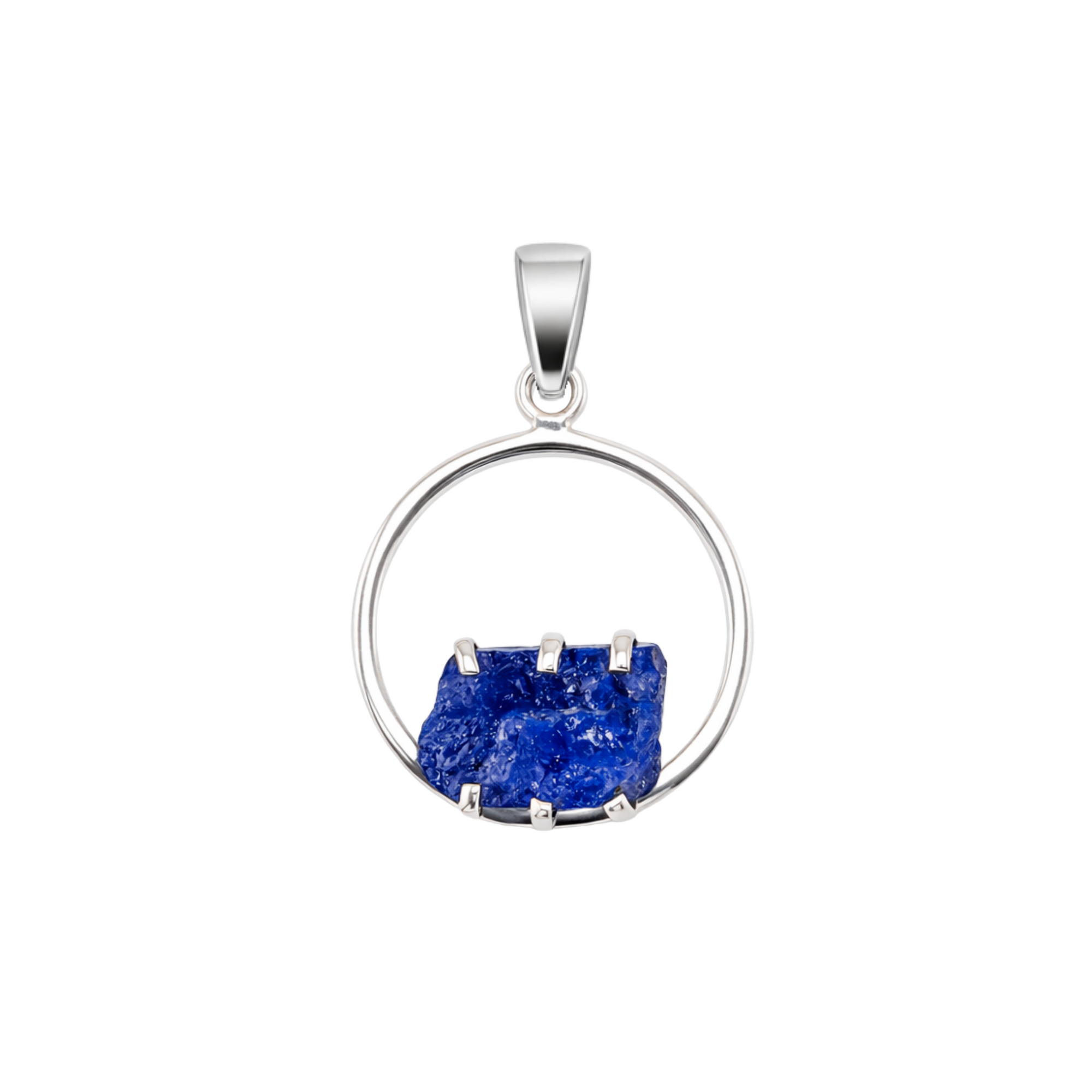 Tanzanite claw pendant