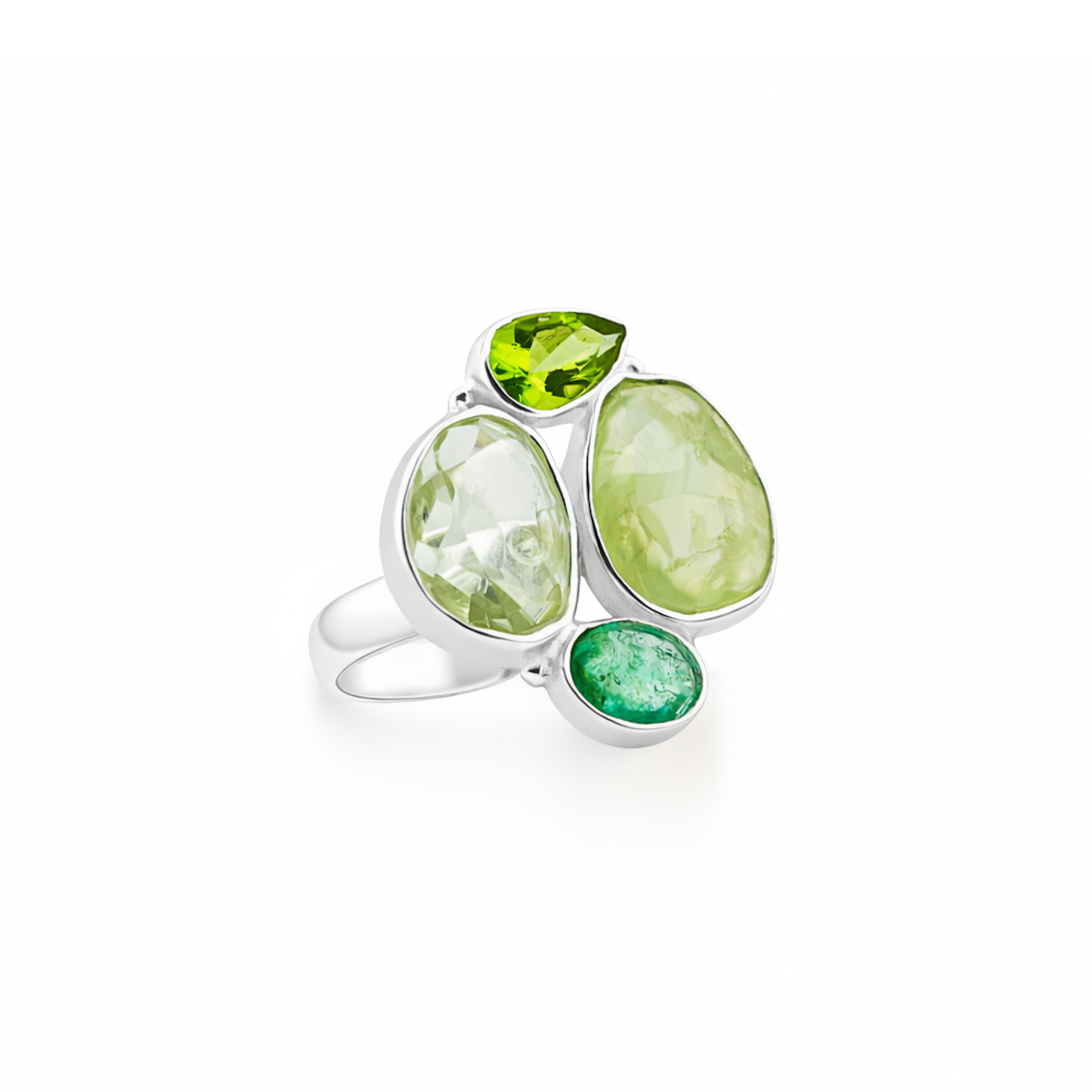 Victoria mini green ring