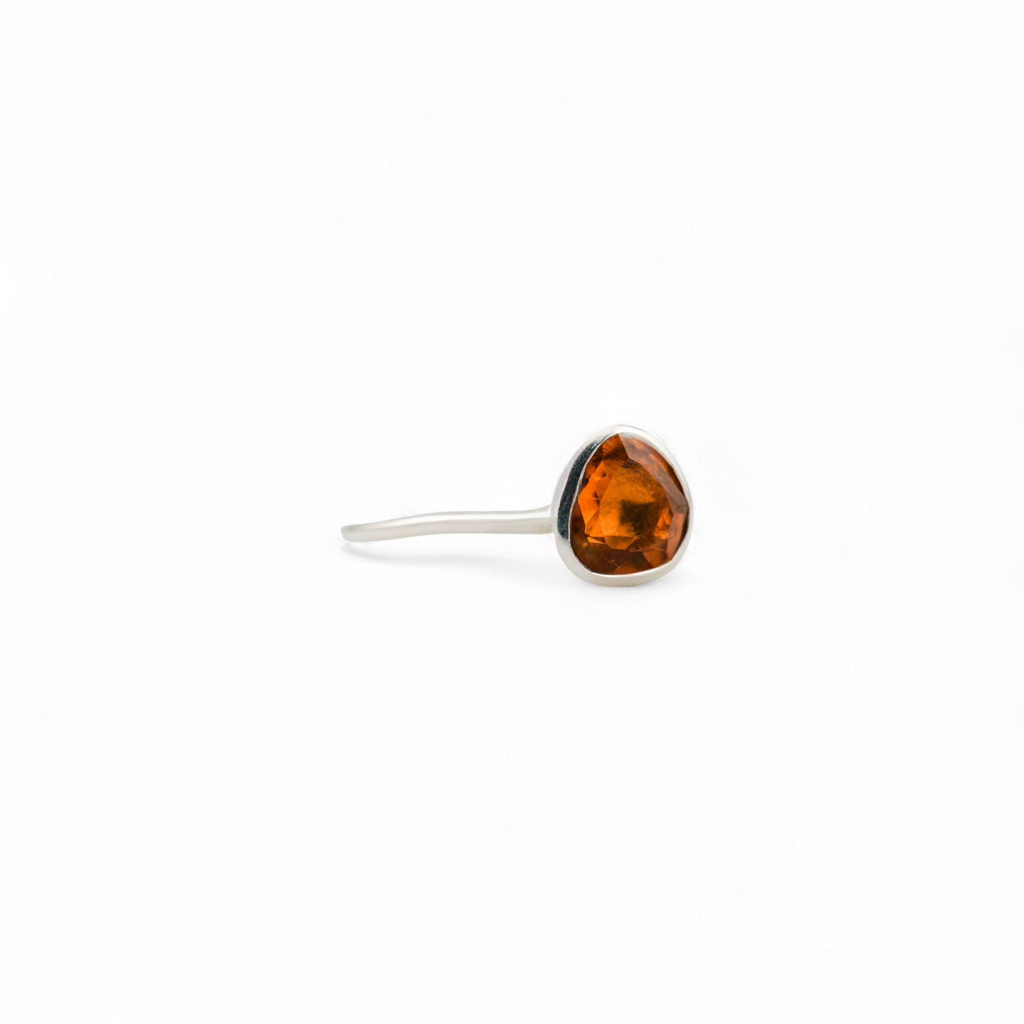 Mango cut citrine ring