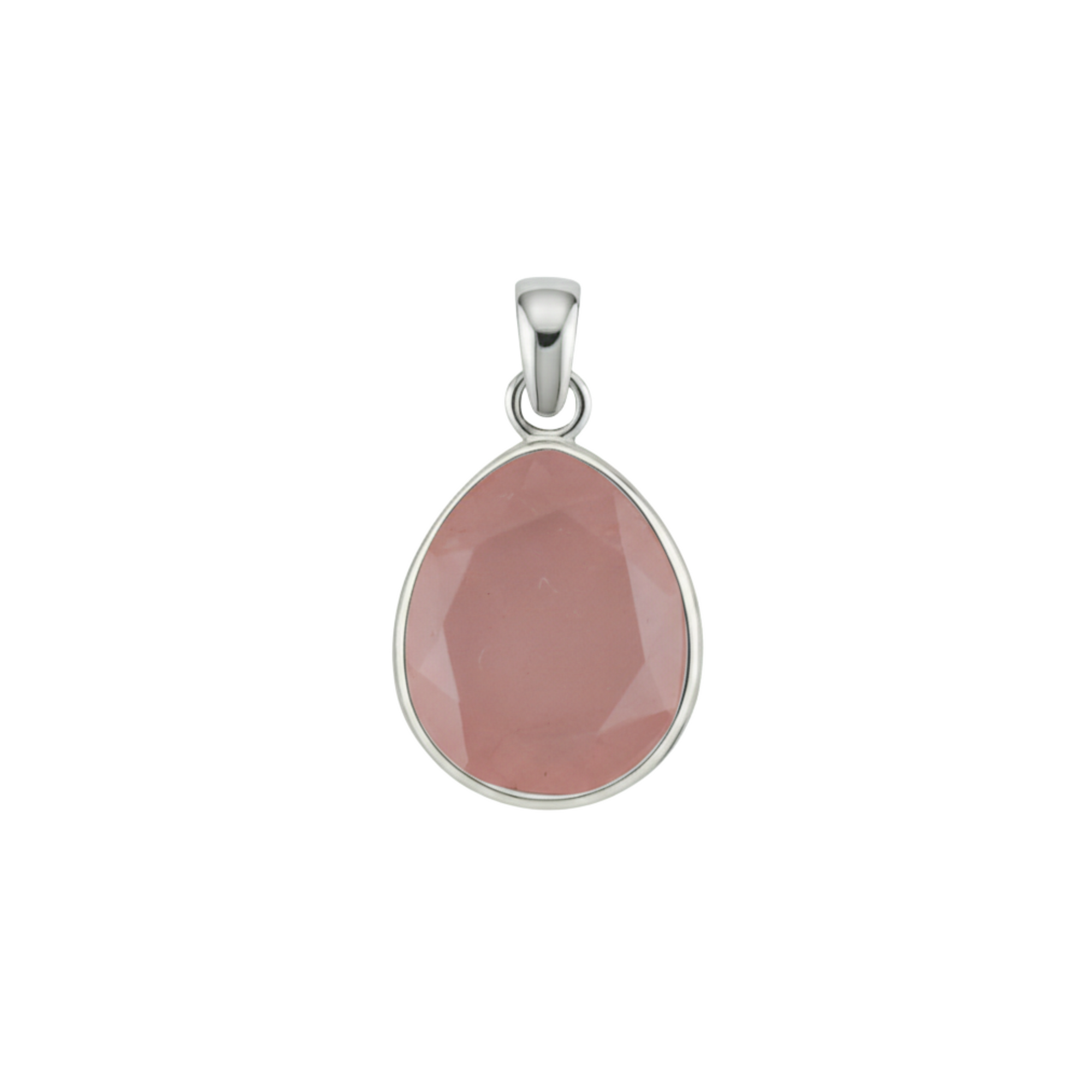 Harmonia rose quartz pendant