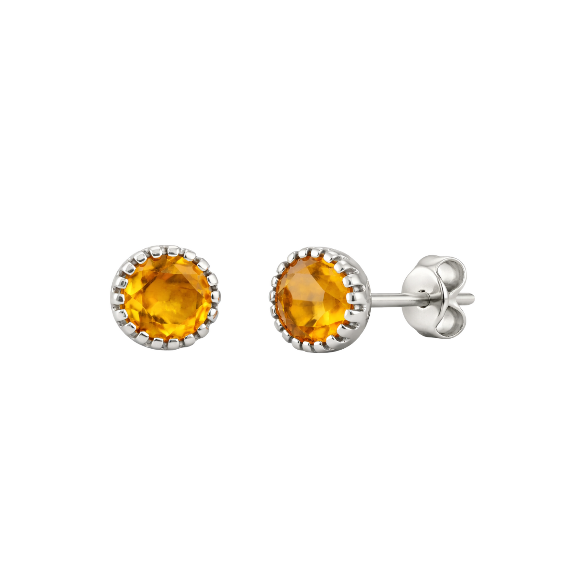 Saulora citrine stud earrings