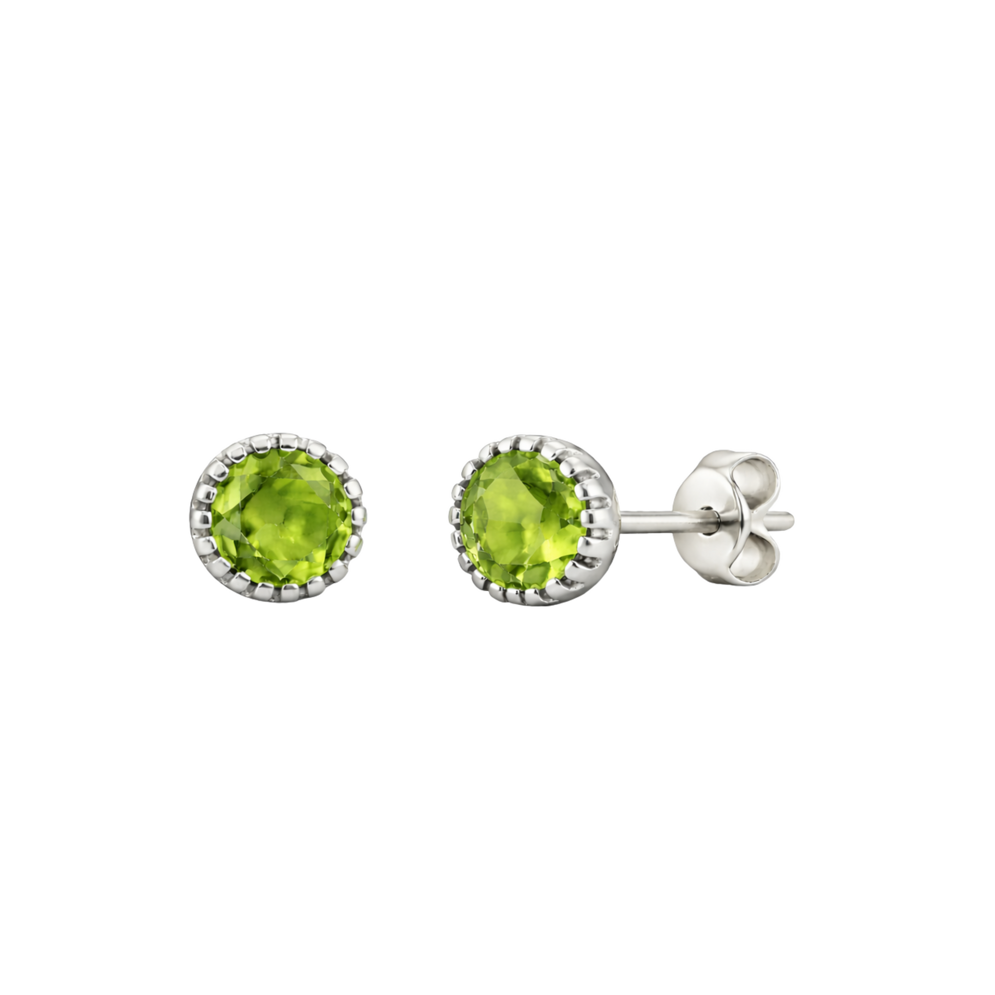 Saulora peridot stud earrings