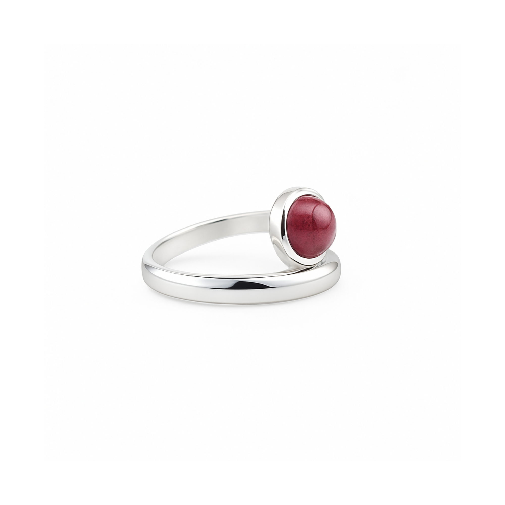 Twine pink tourmaline ring