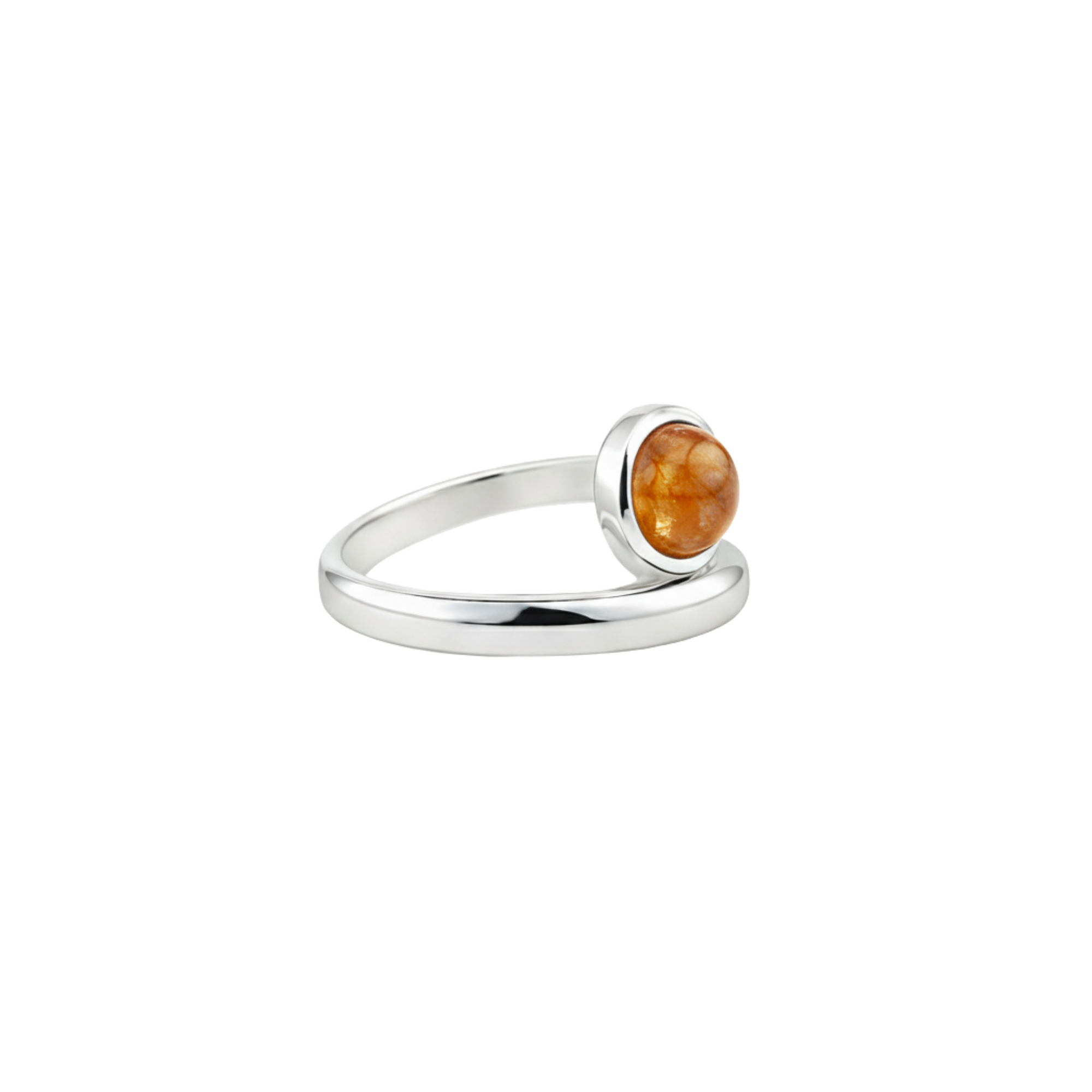 Twine citrine ring