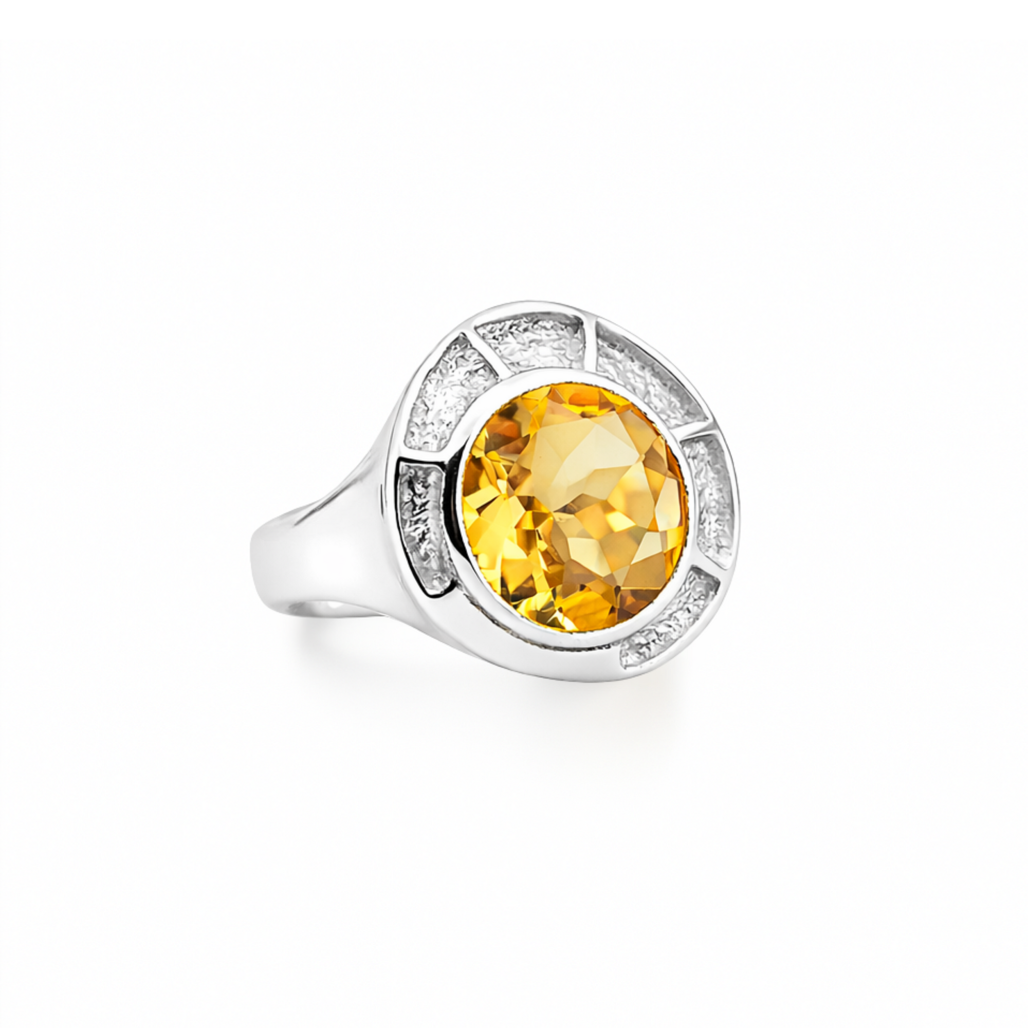 Mystic citrine ring