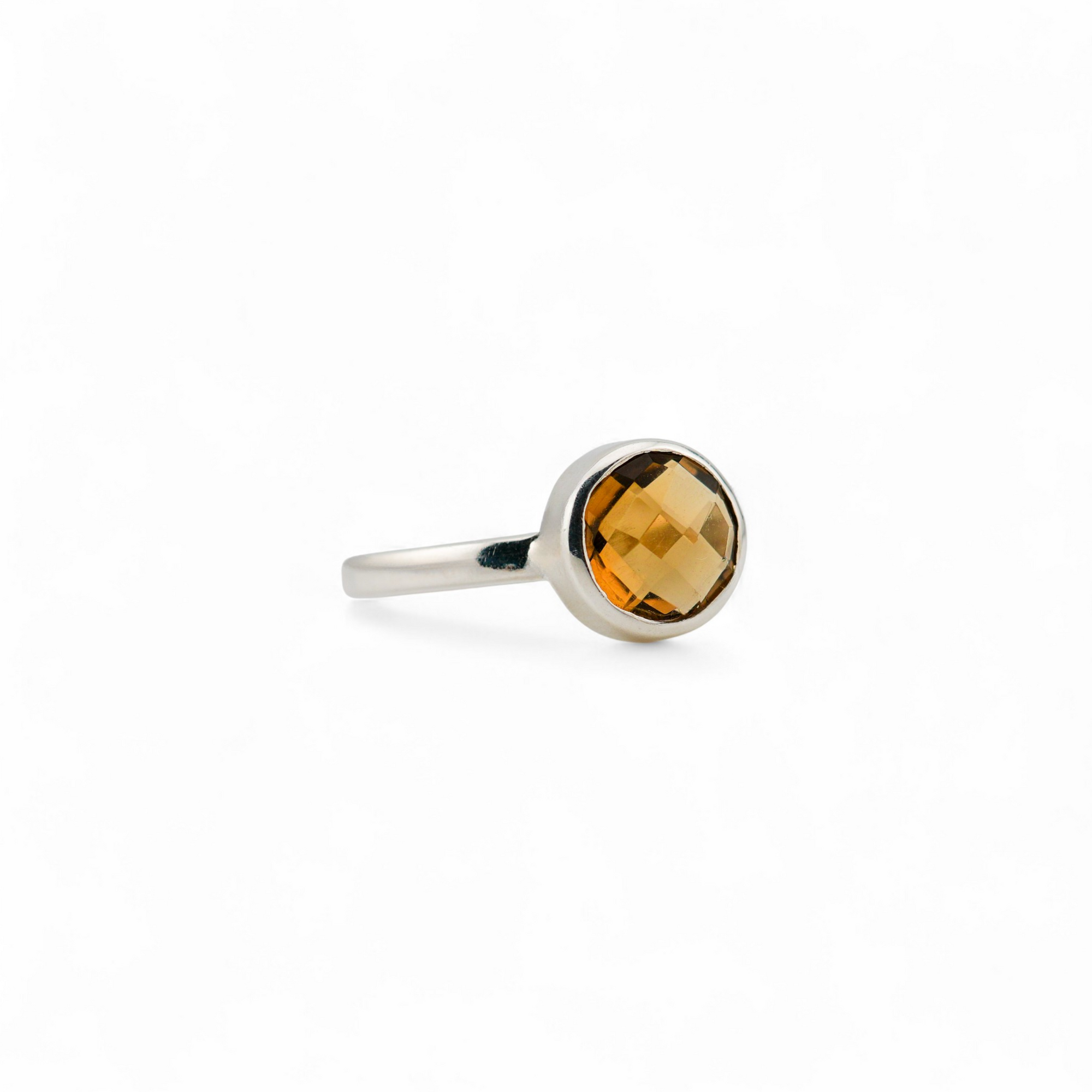 Jaipur Citrine briolette ring