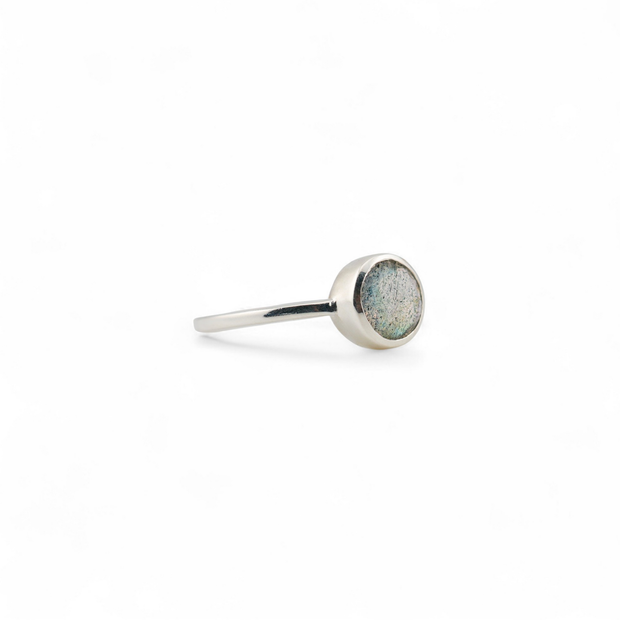 Jaipur green labradorite ring