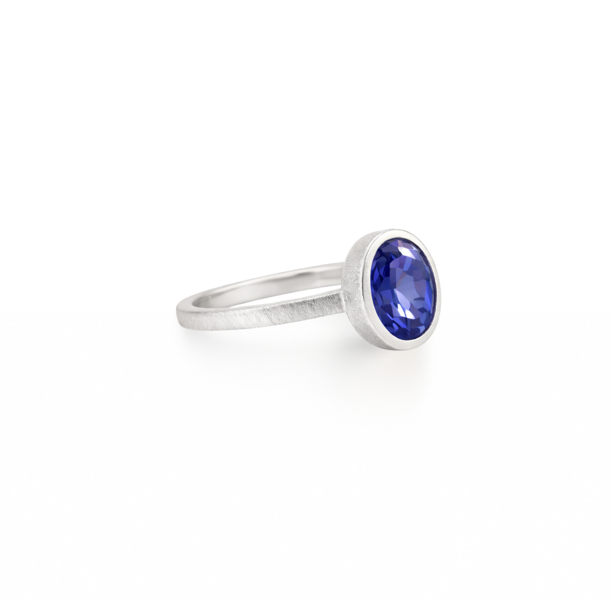 Eternal iolite matte ring