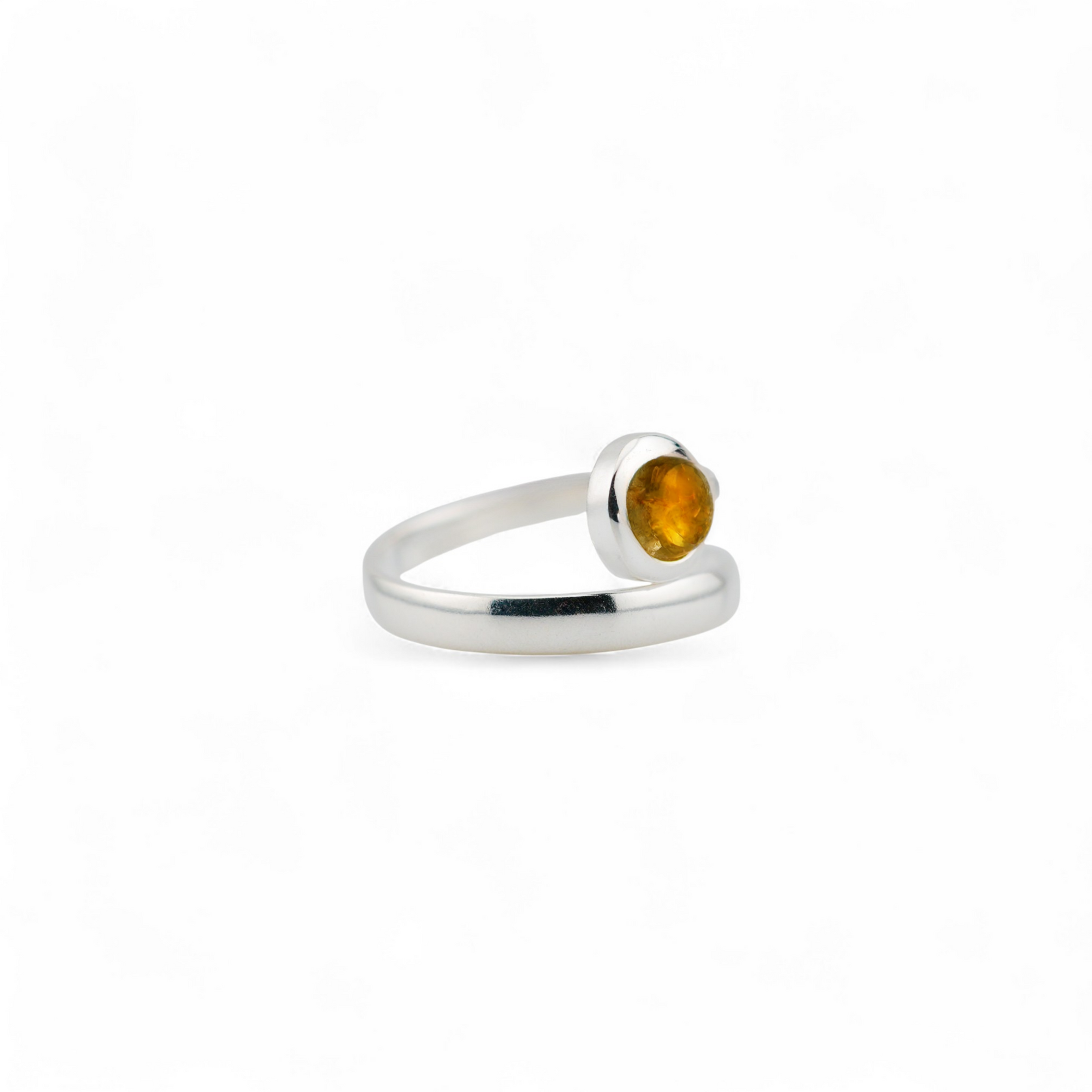 Twine citrine ring