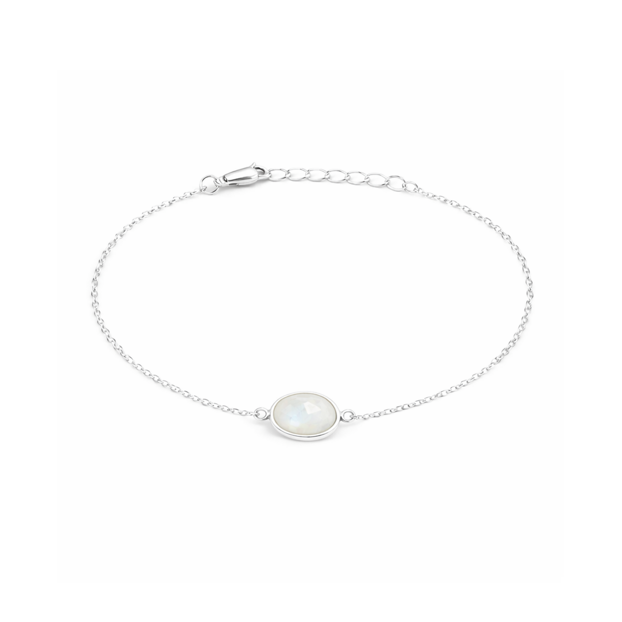 Rainbow moonstone bracelet
