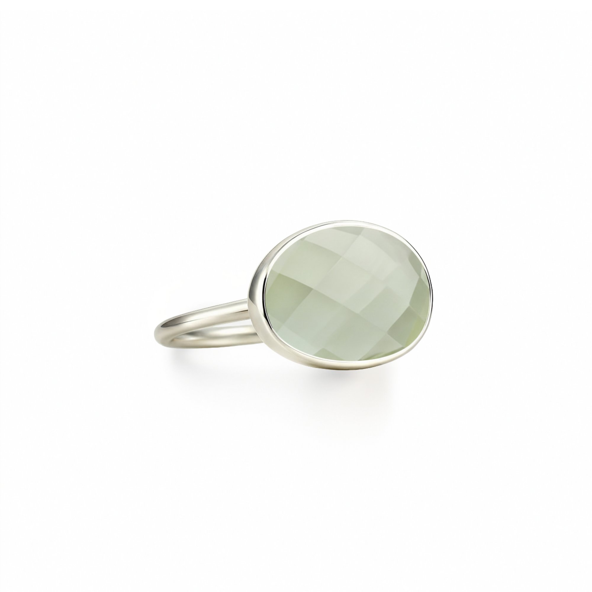 Nordic flair green amethyst ring