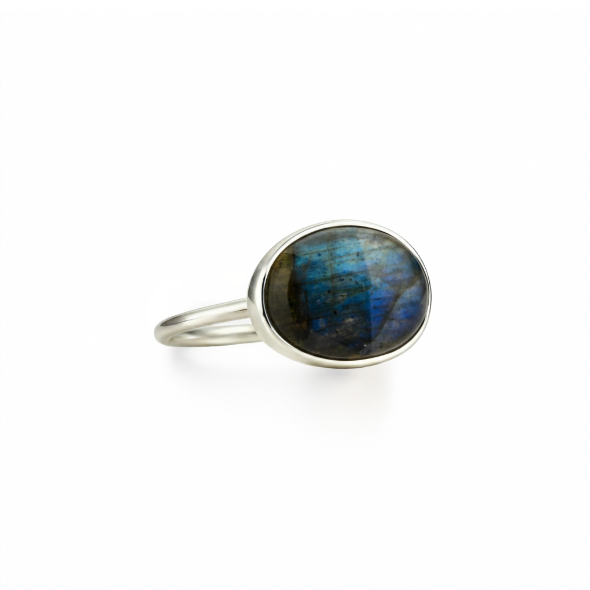 Nordic flair labradorite ring