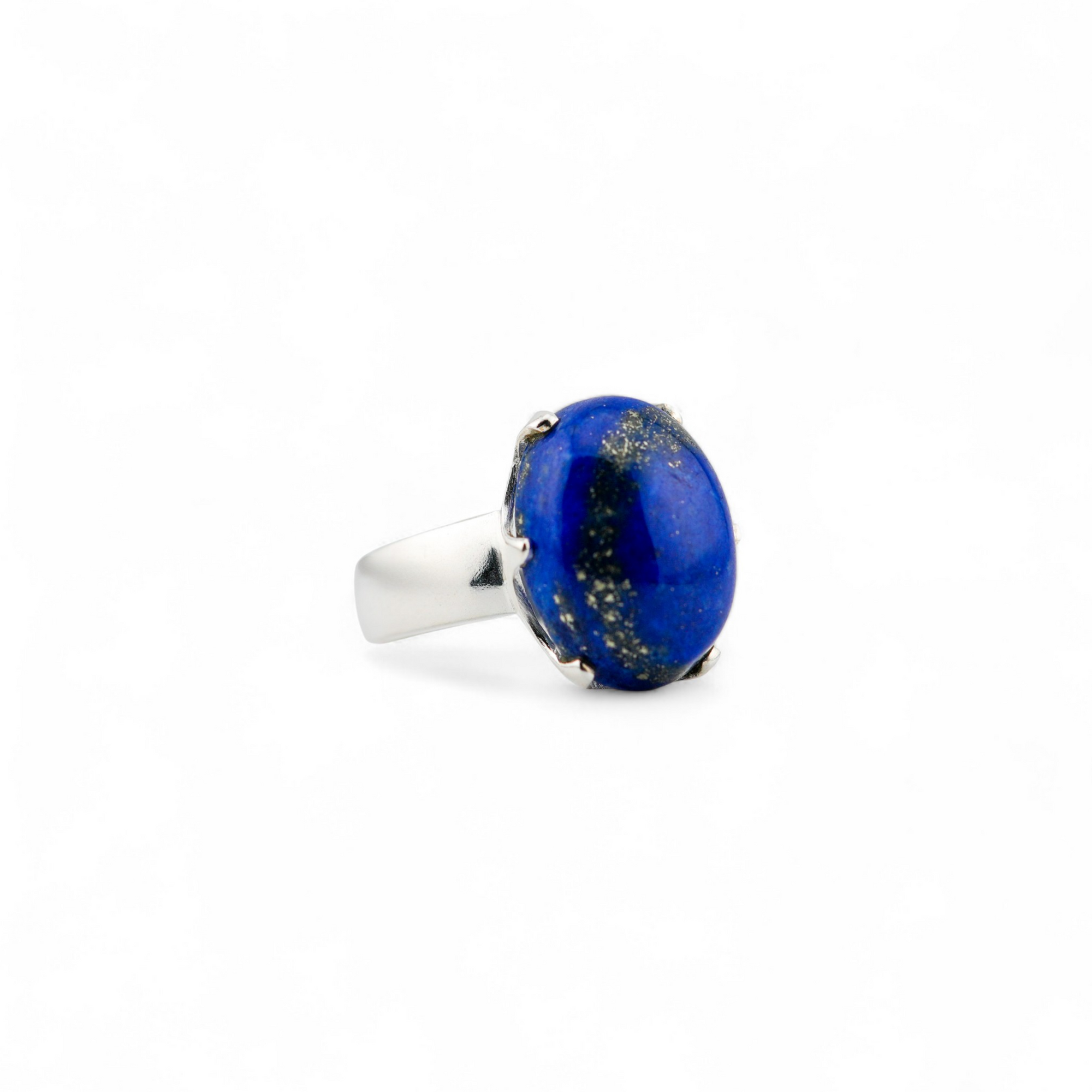 Lapis lazuli crown ring