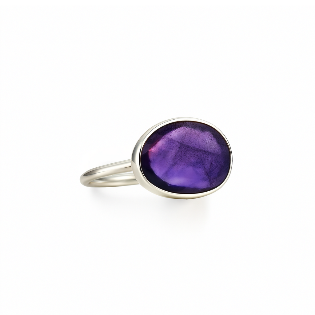 Nordic flair amethyst ring