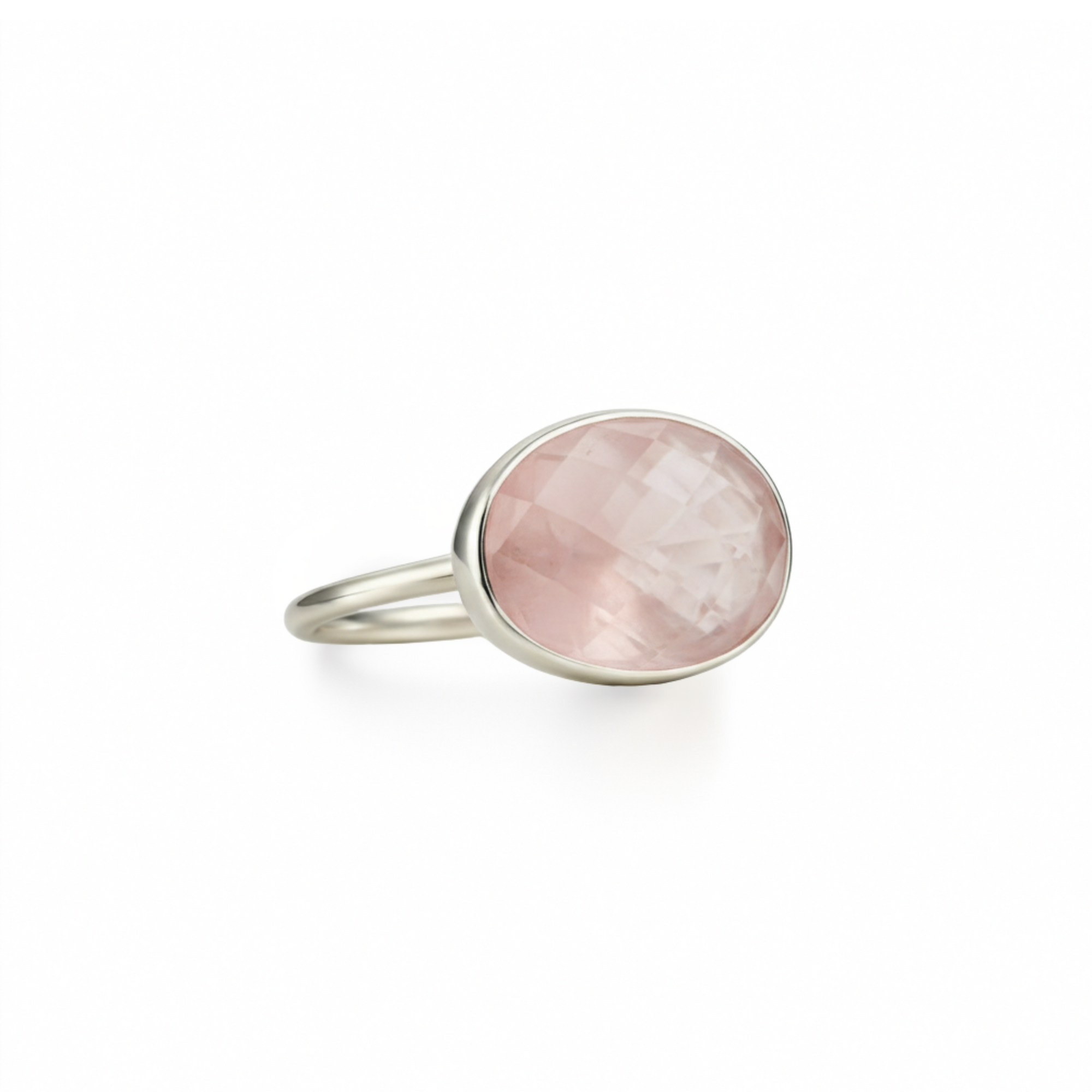 Nordic flair rose quartz ring