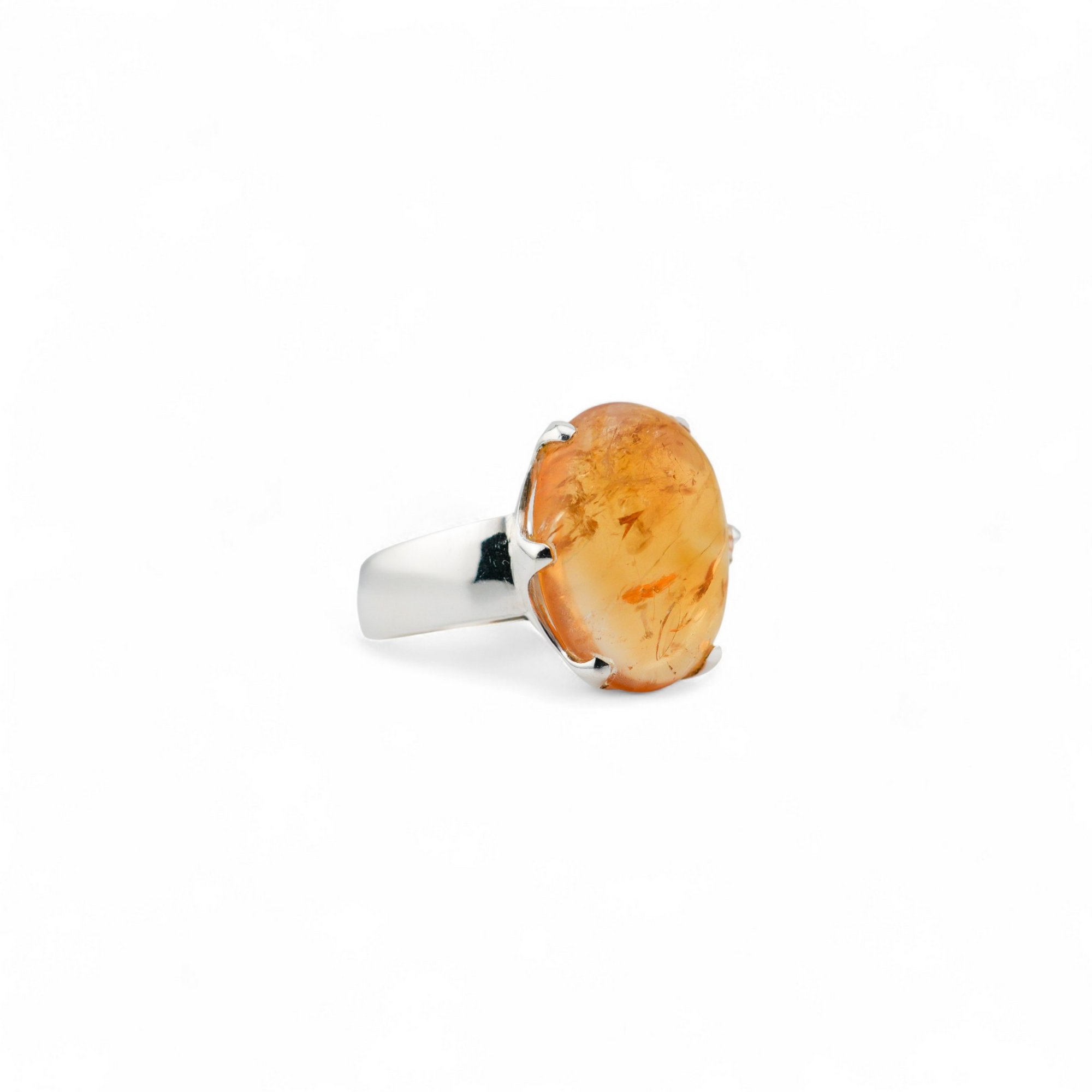 Citrine crown ring