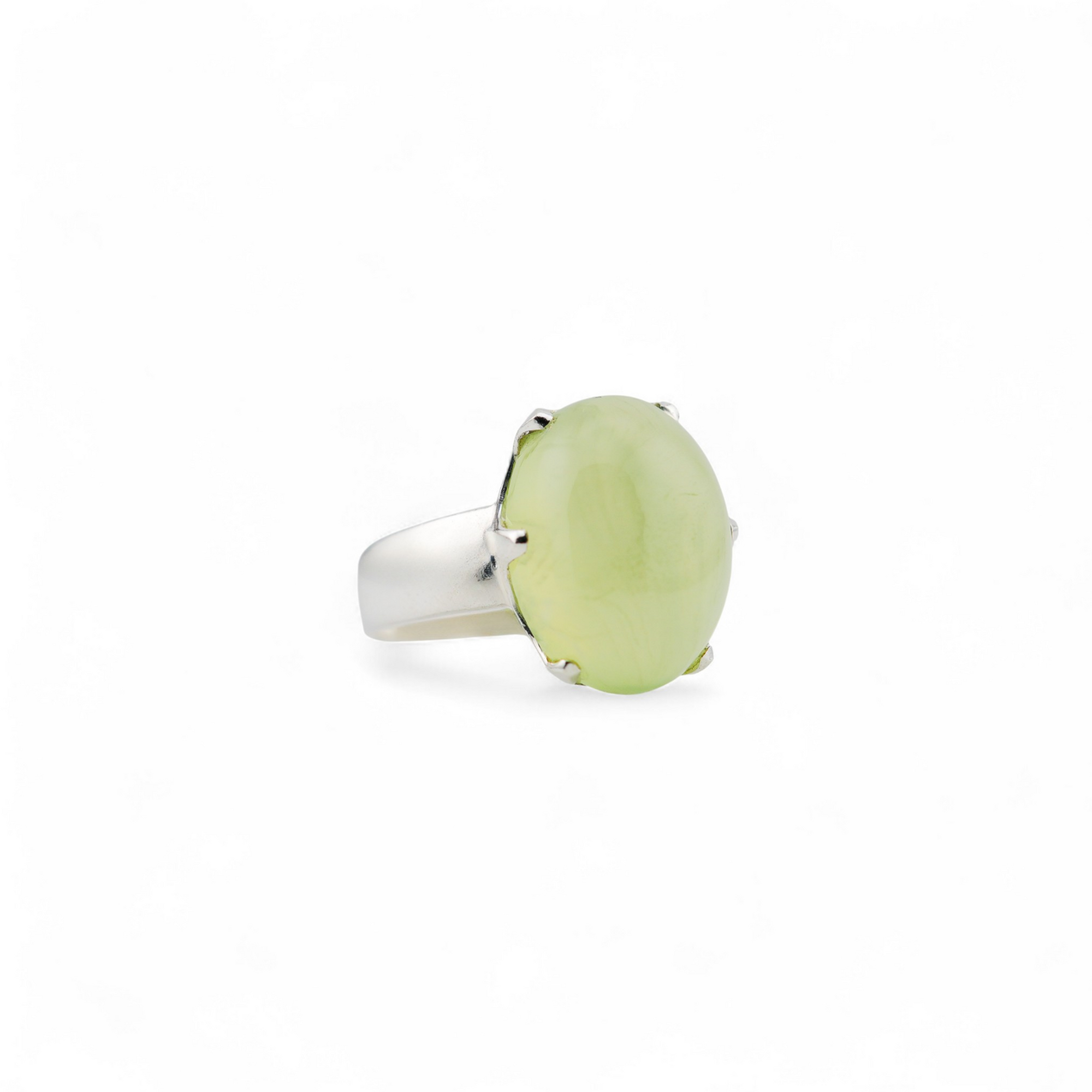 Prehnite crown  ring