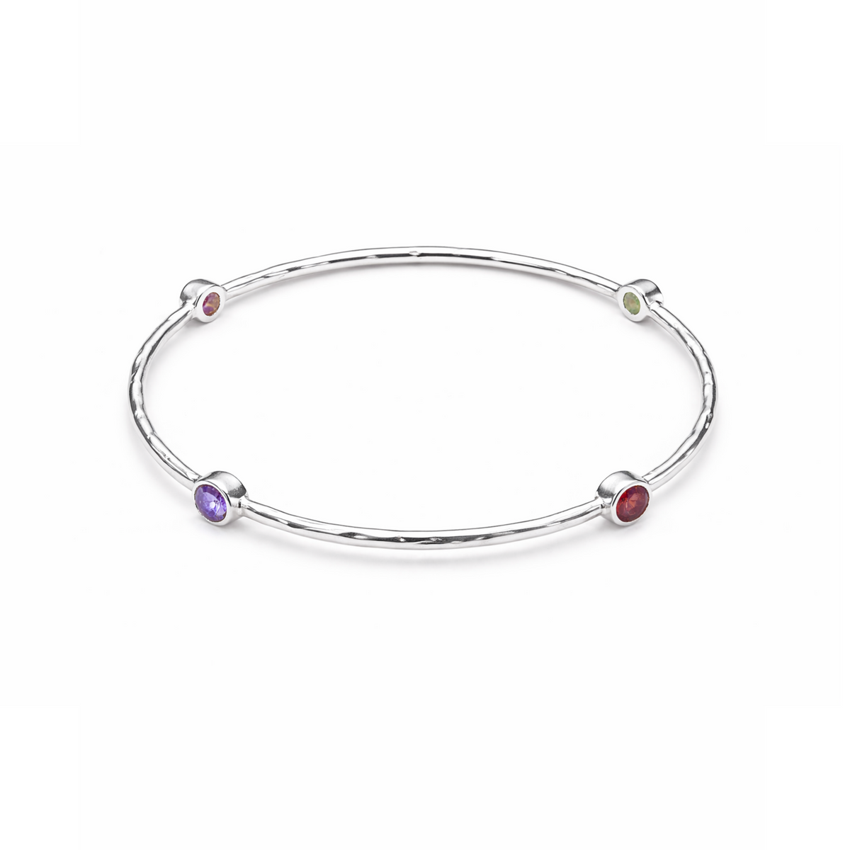 Mixed stone bangle