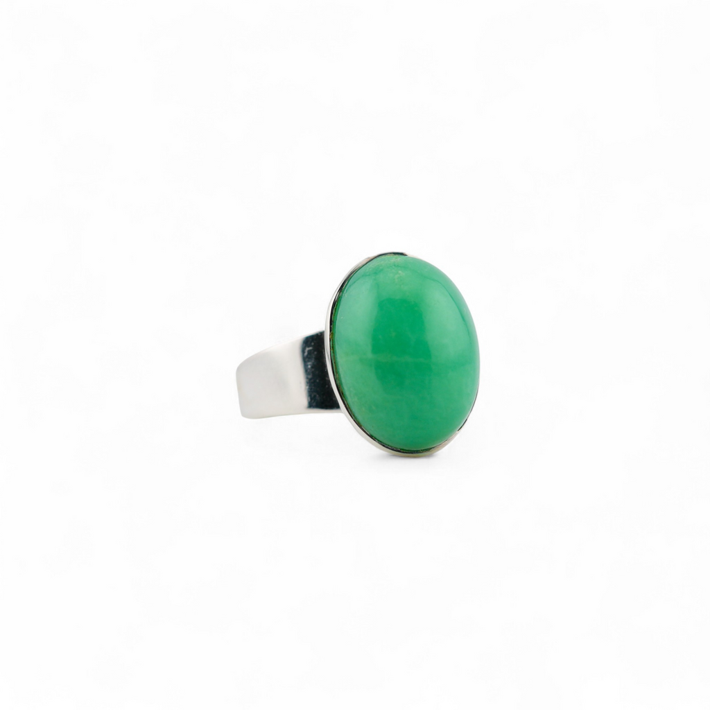Nordic chrysoprase ring A+