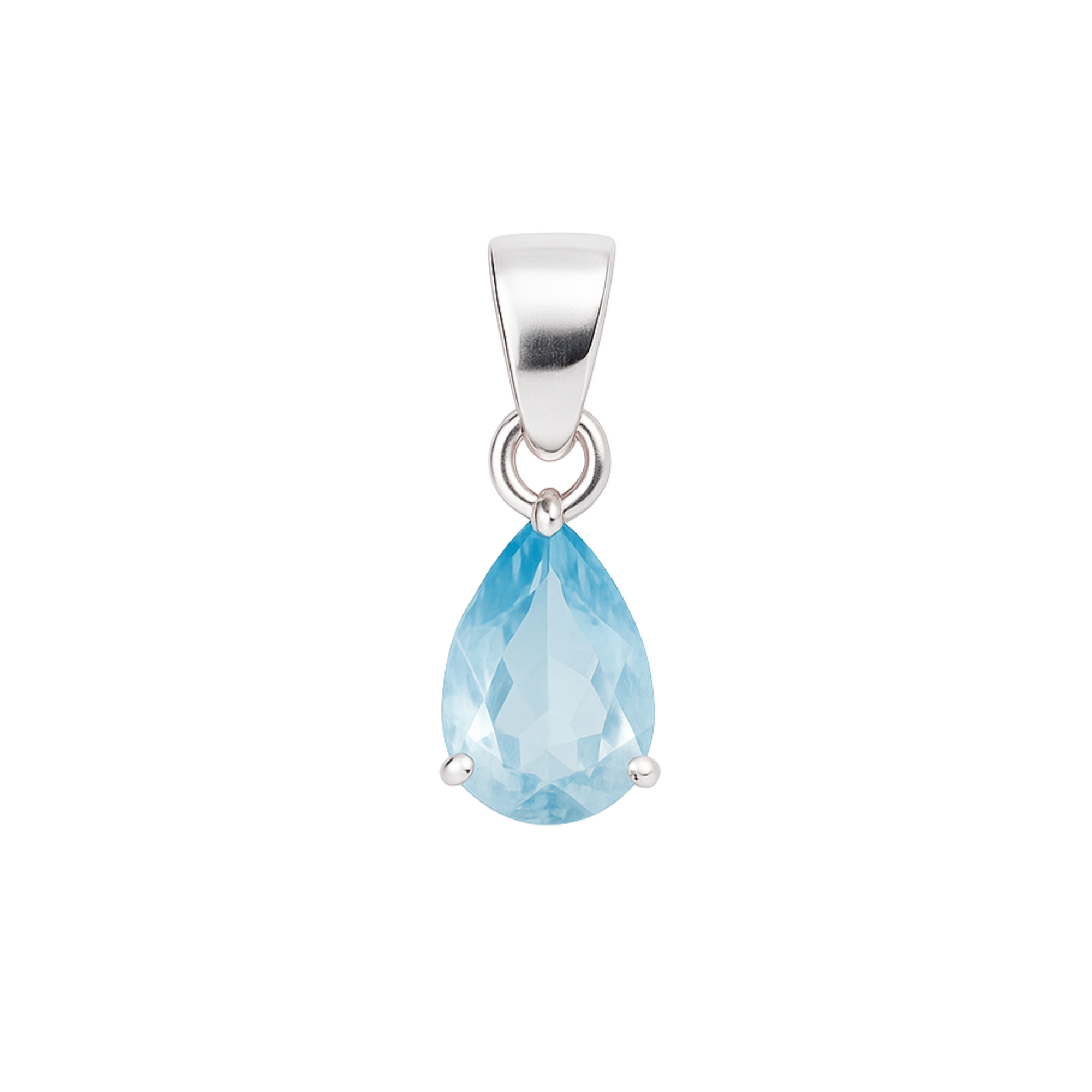 Venus blue topaz pendant small
