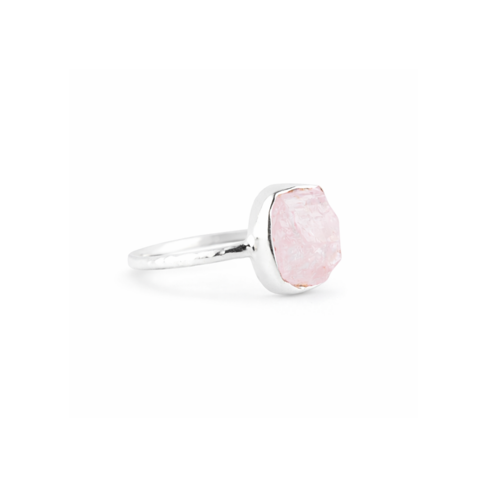 Meteor morganite ring