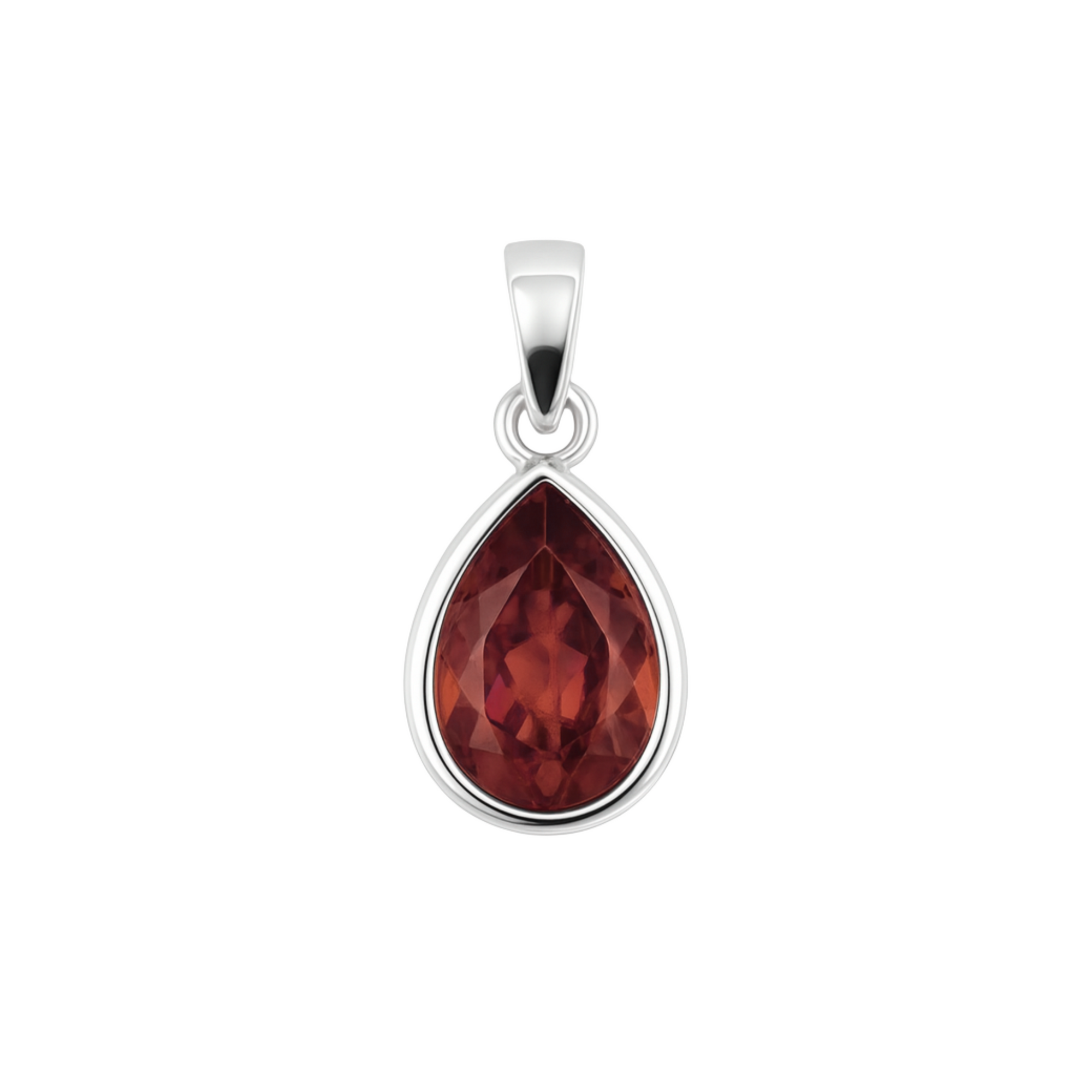Venus garnet pendant