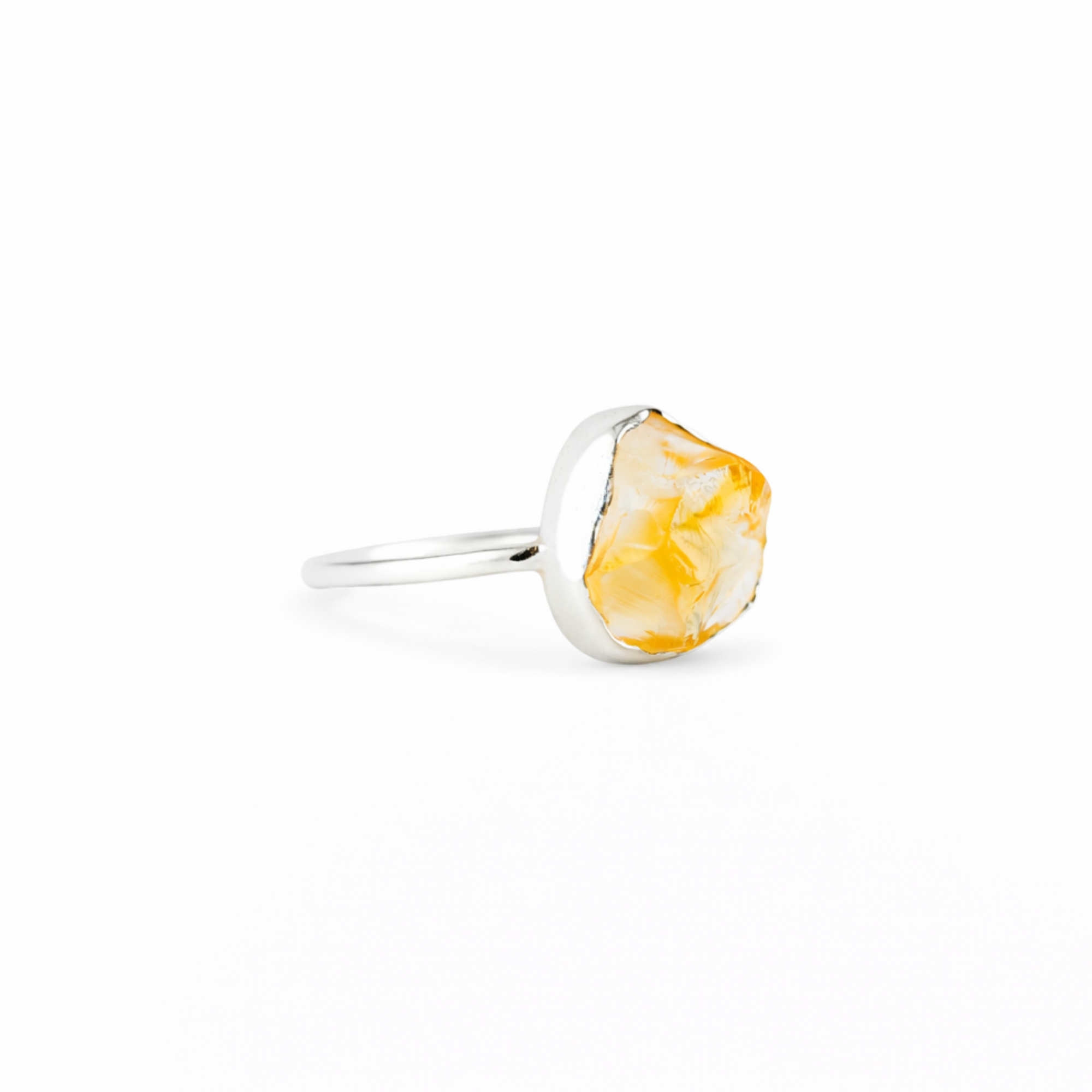 Meteor citrine ring