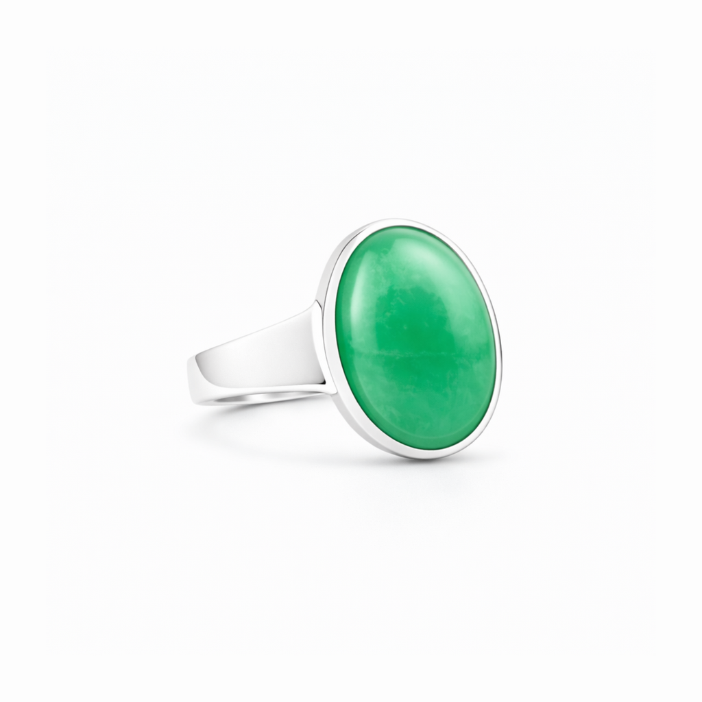 Nordic chrysoprase ring