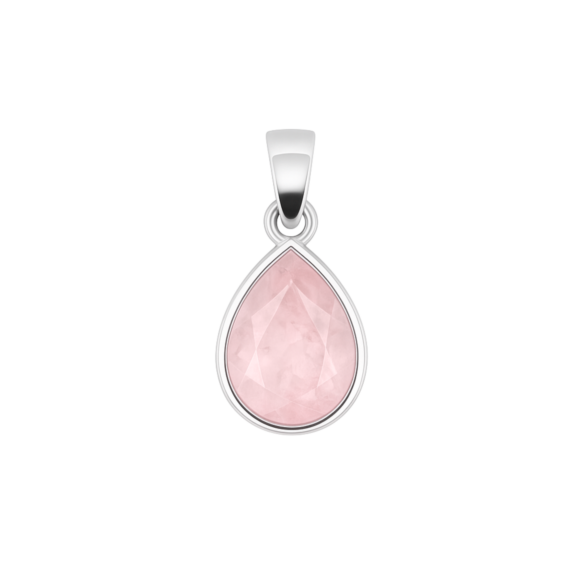 Venus rose quartz pendant